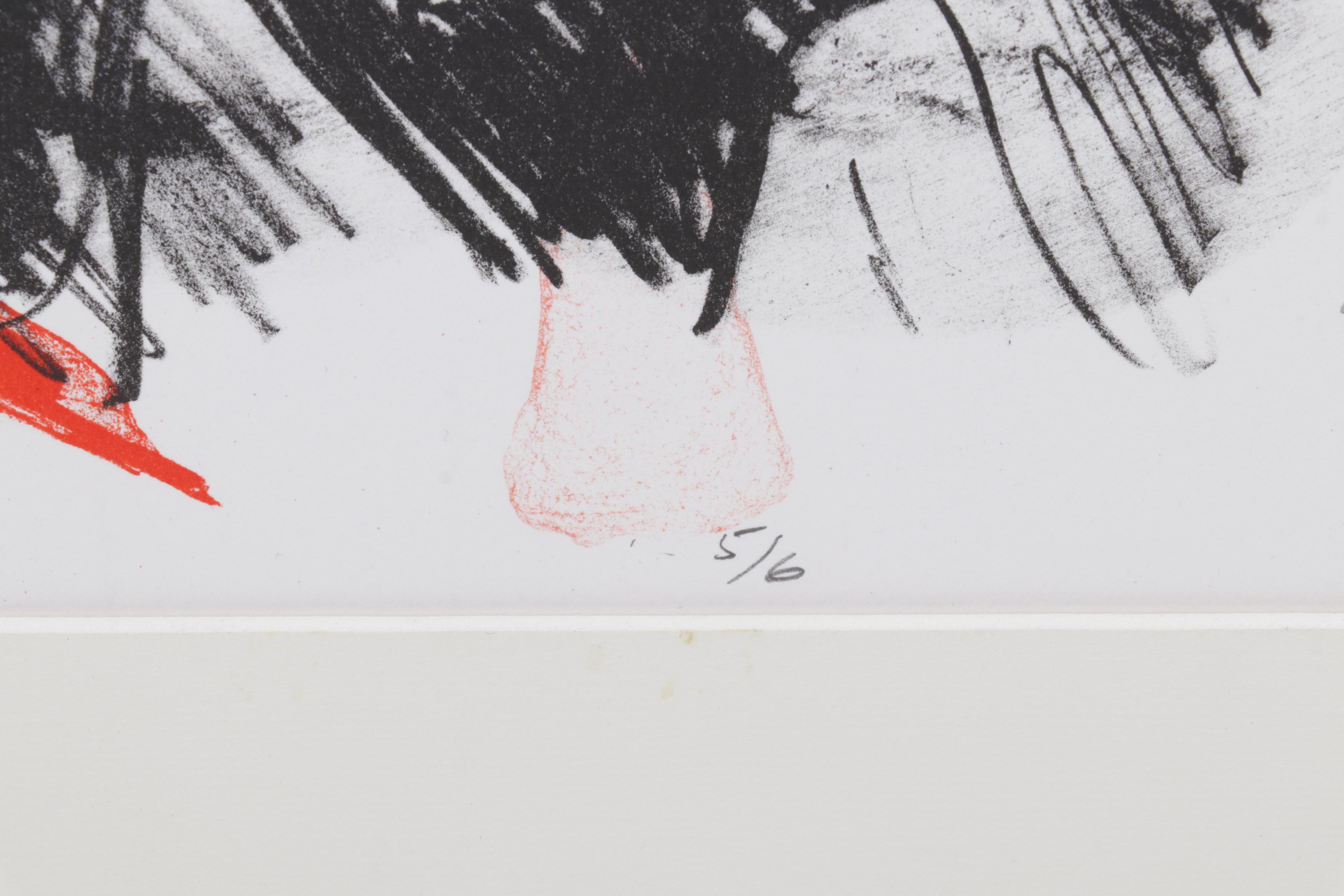 Sidney Chafetz Color Lithograph "Canetti," 1998