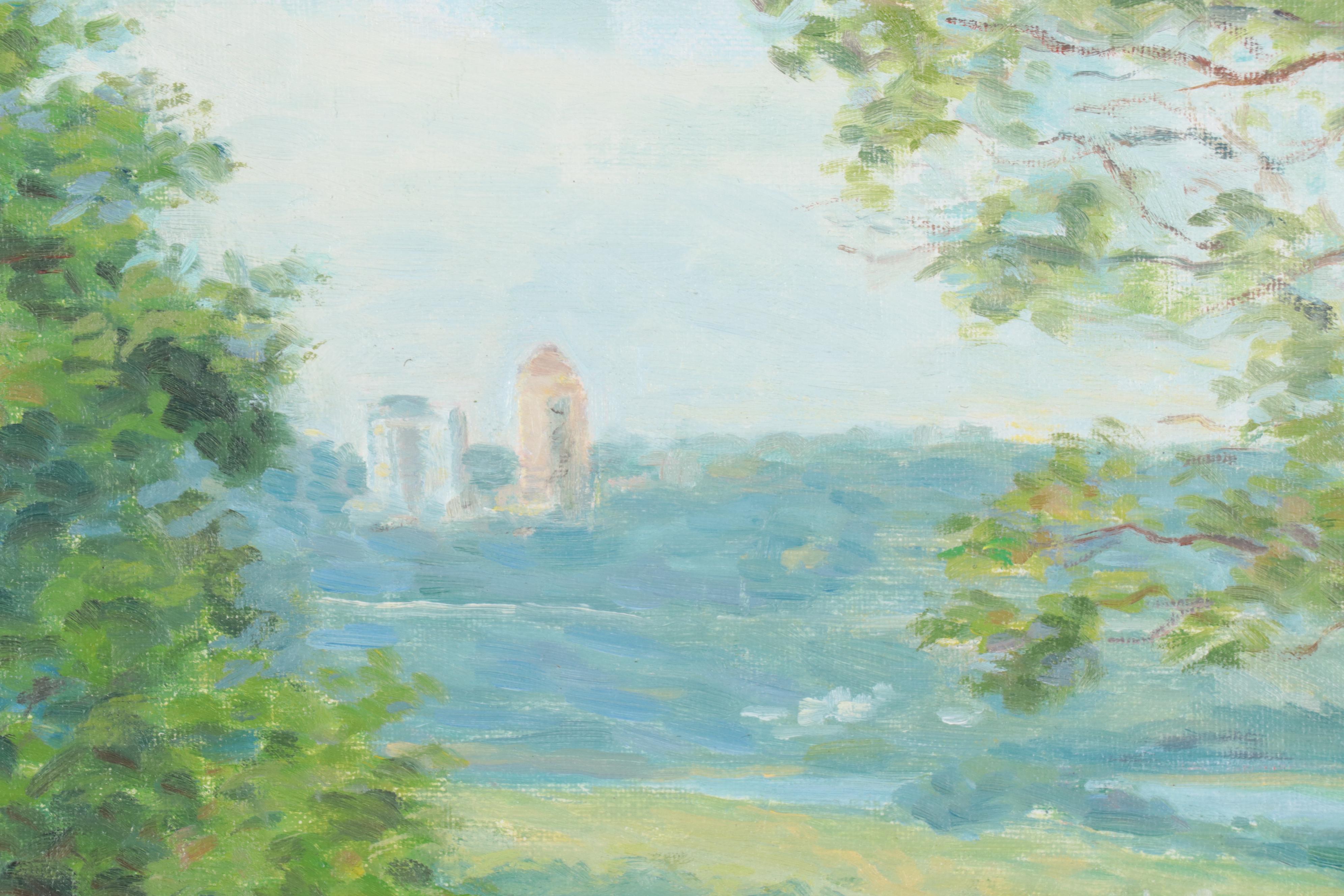 Richard J. Luschek II Oil Painting "View From Alms," 2008