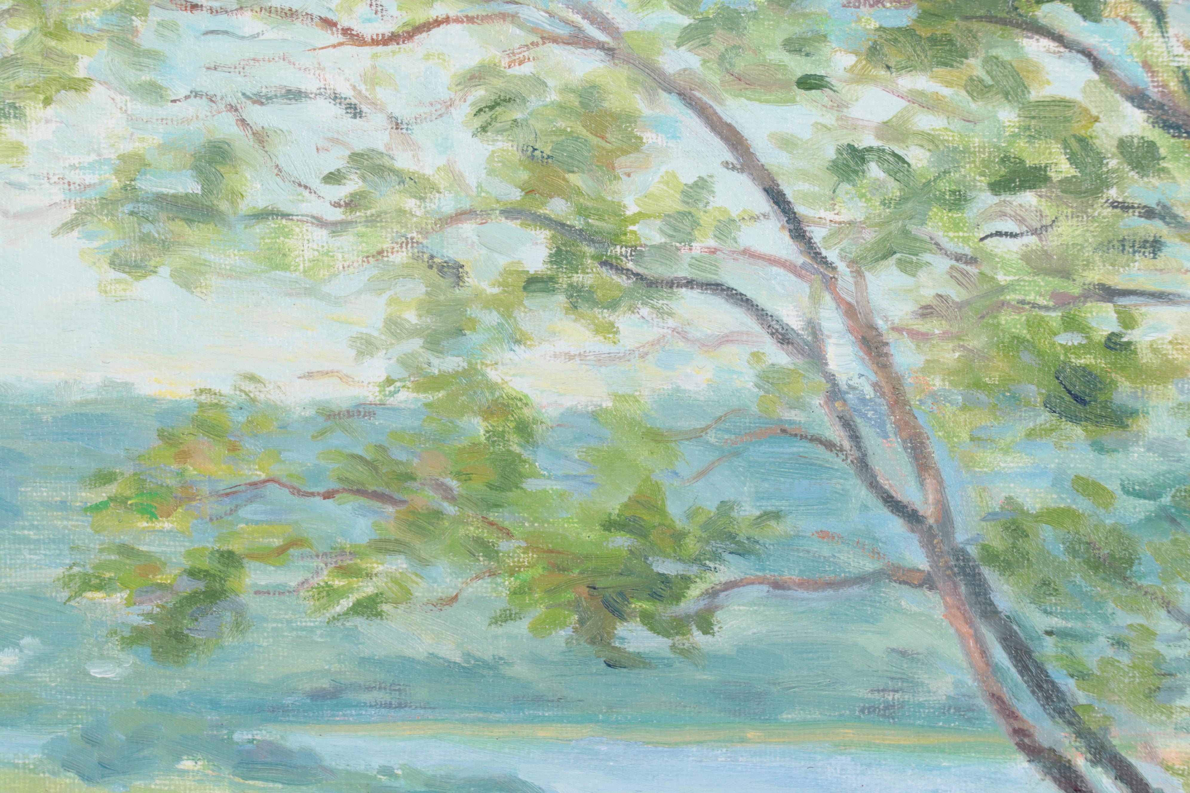 Richard J. Luschek II Oil Painting "View From Alms," 2008