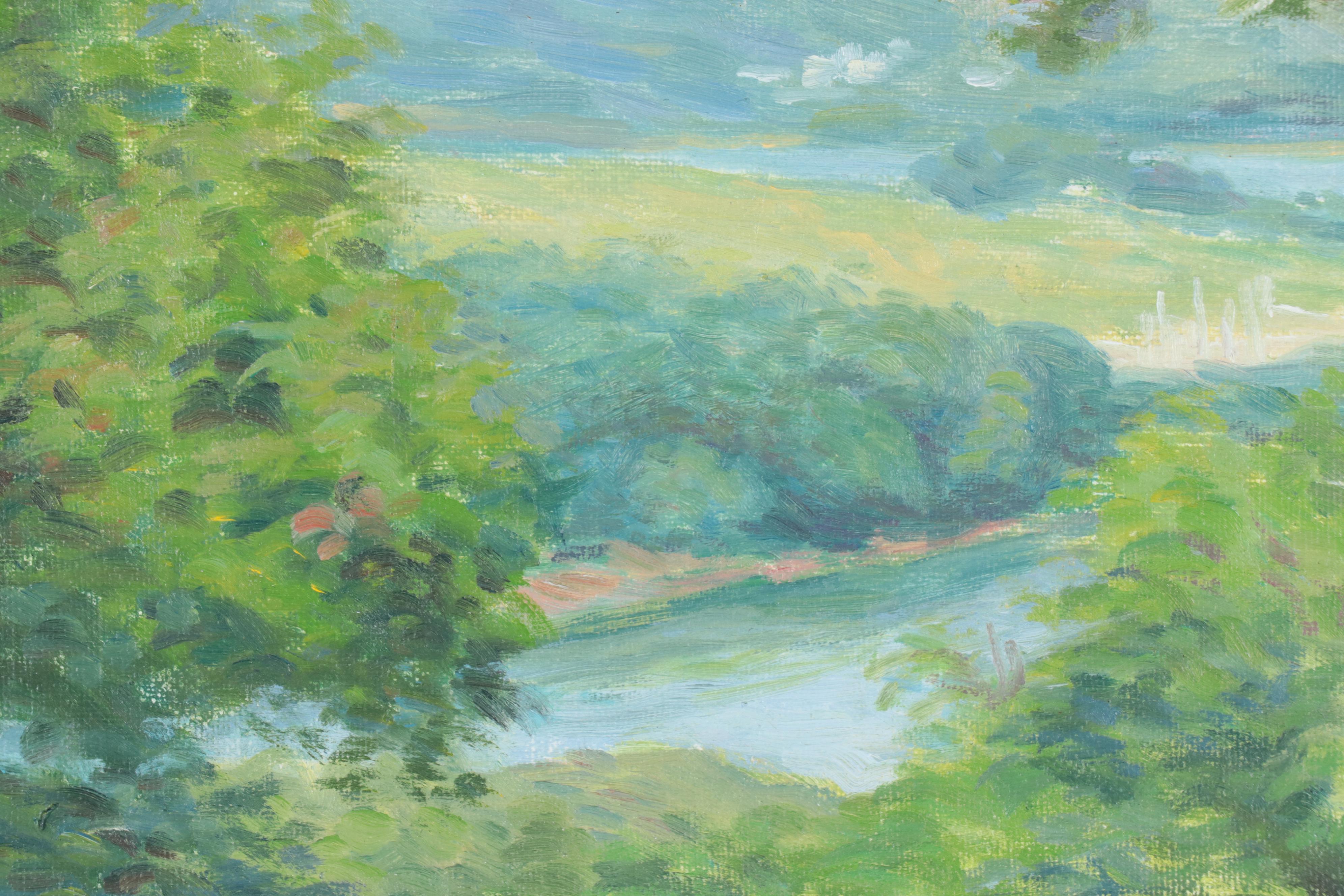 Richard J. Luschek II Oil Painting "View From Alms," 2008