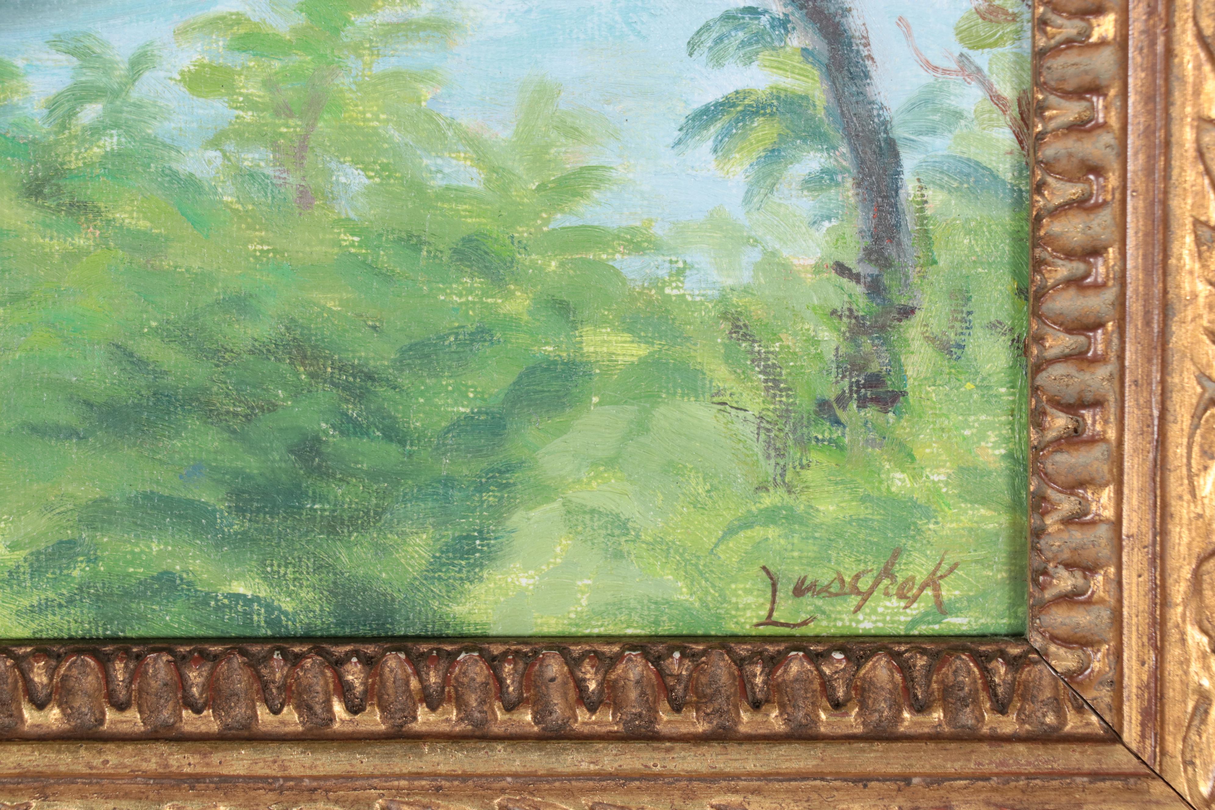 Richard J. Luschek II Oil Painting "View From Alms," 2008