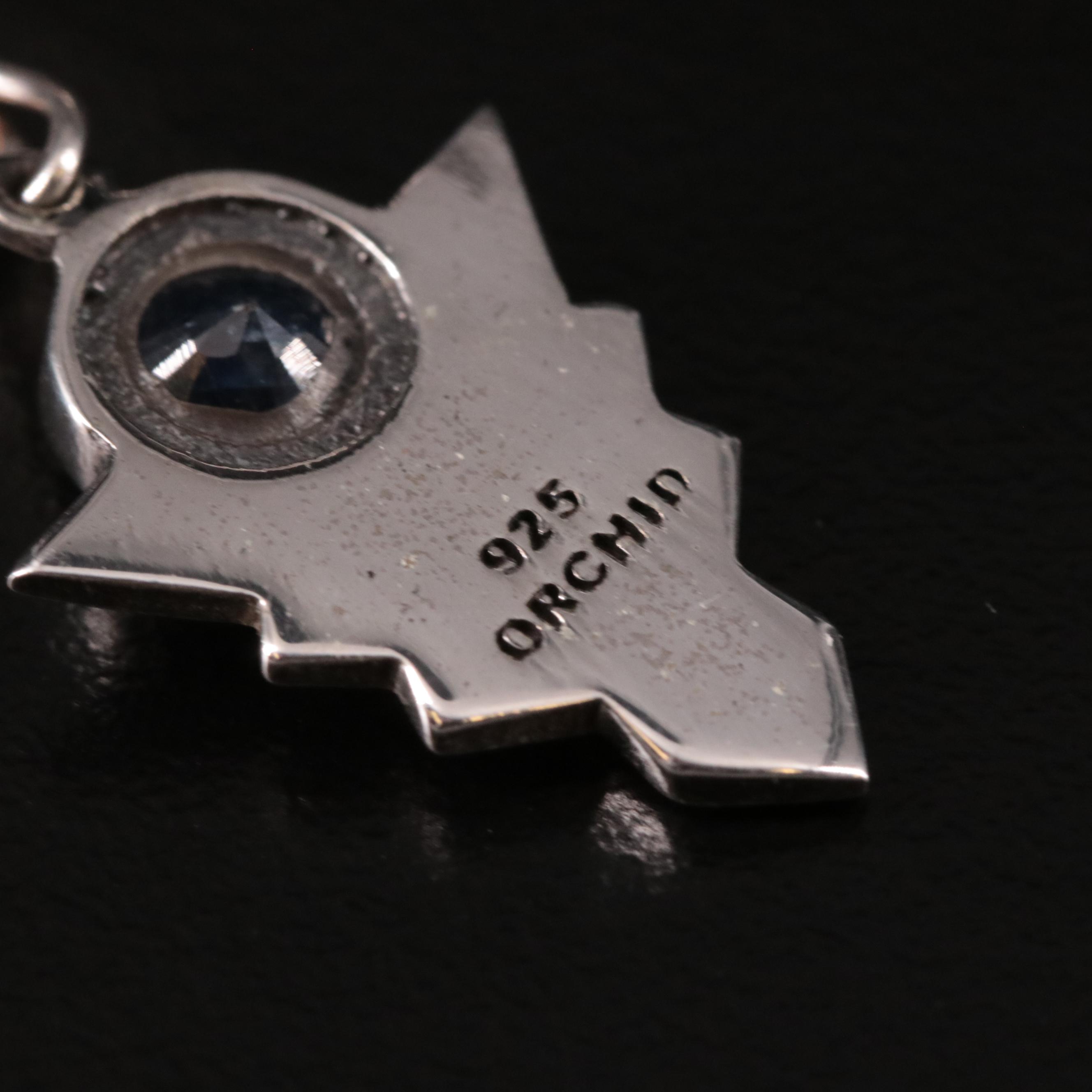 Sterling Filled Corundum Dangle Earrings