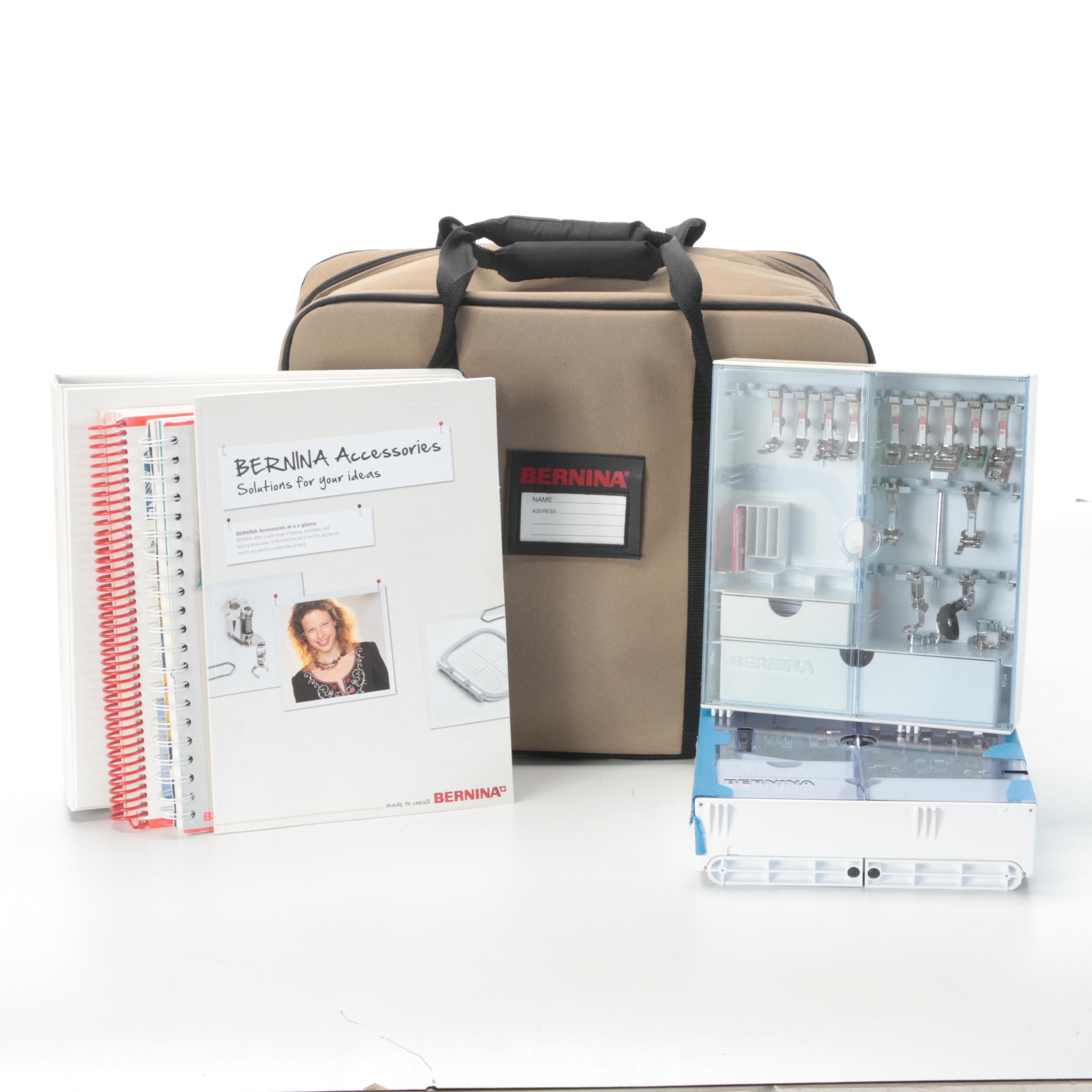 Bernina Artista 200 Sewing and Embroidery Machine With Manual and Accessories