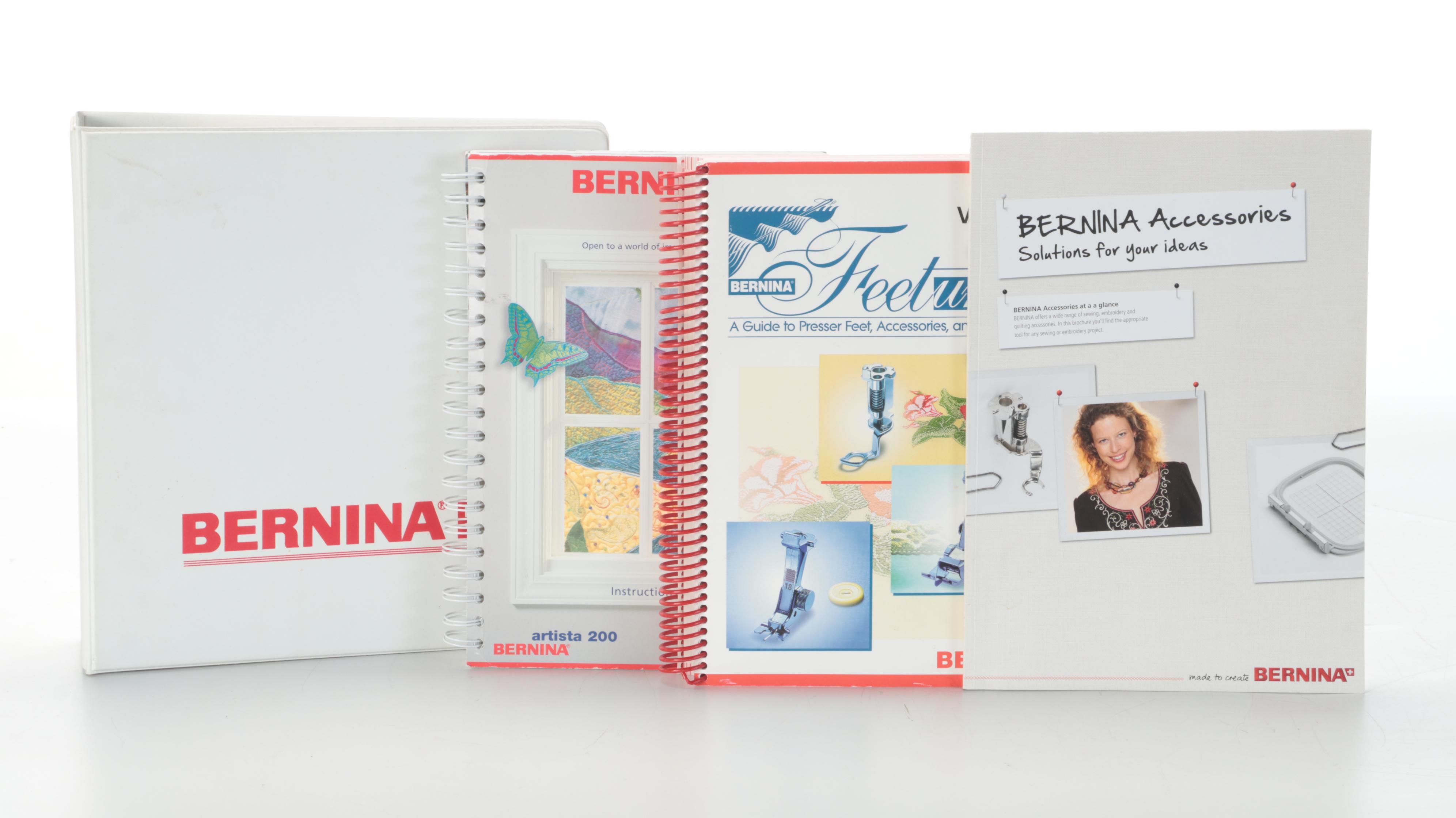 Bernina Artista 200 Sewing and Embroidery Machine With Manual and Accessories