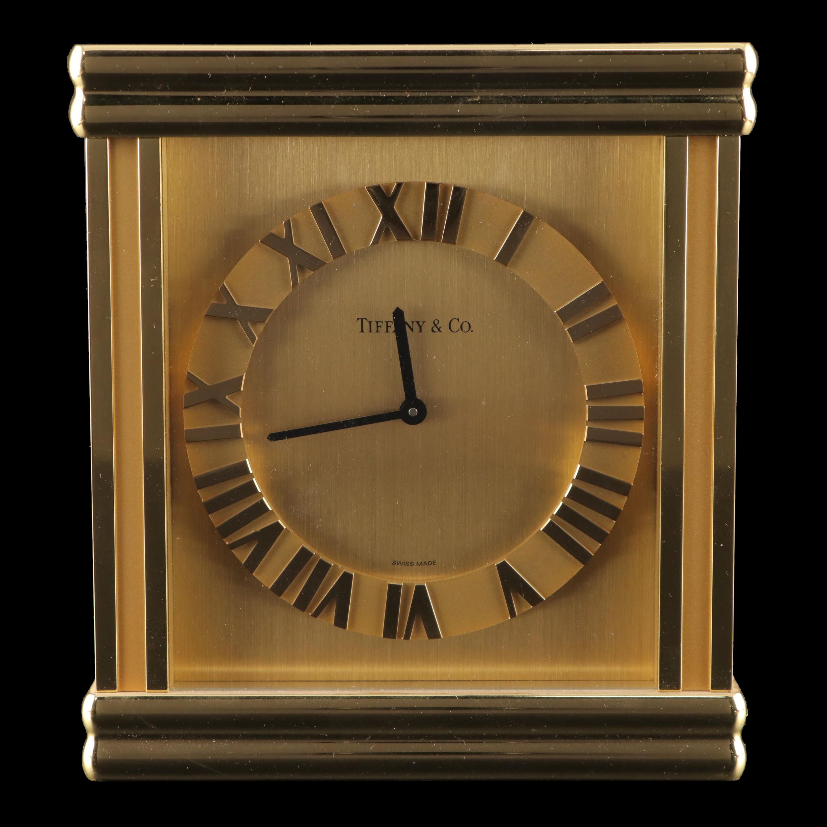 Tiffany & Co. "Atlas" Mantel Clock