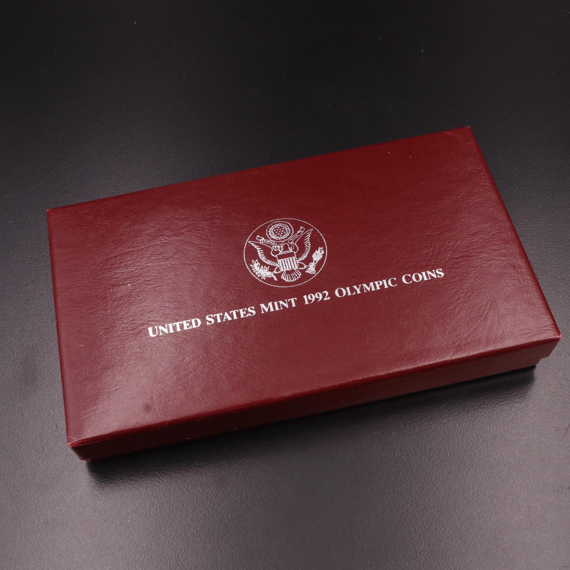 Four Different Modern Commemorative Proof One and Two Coin Sets