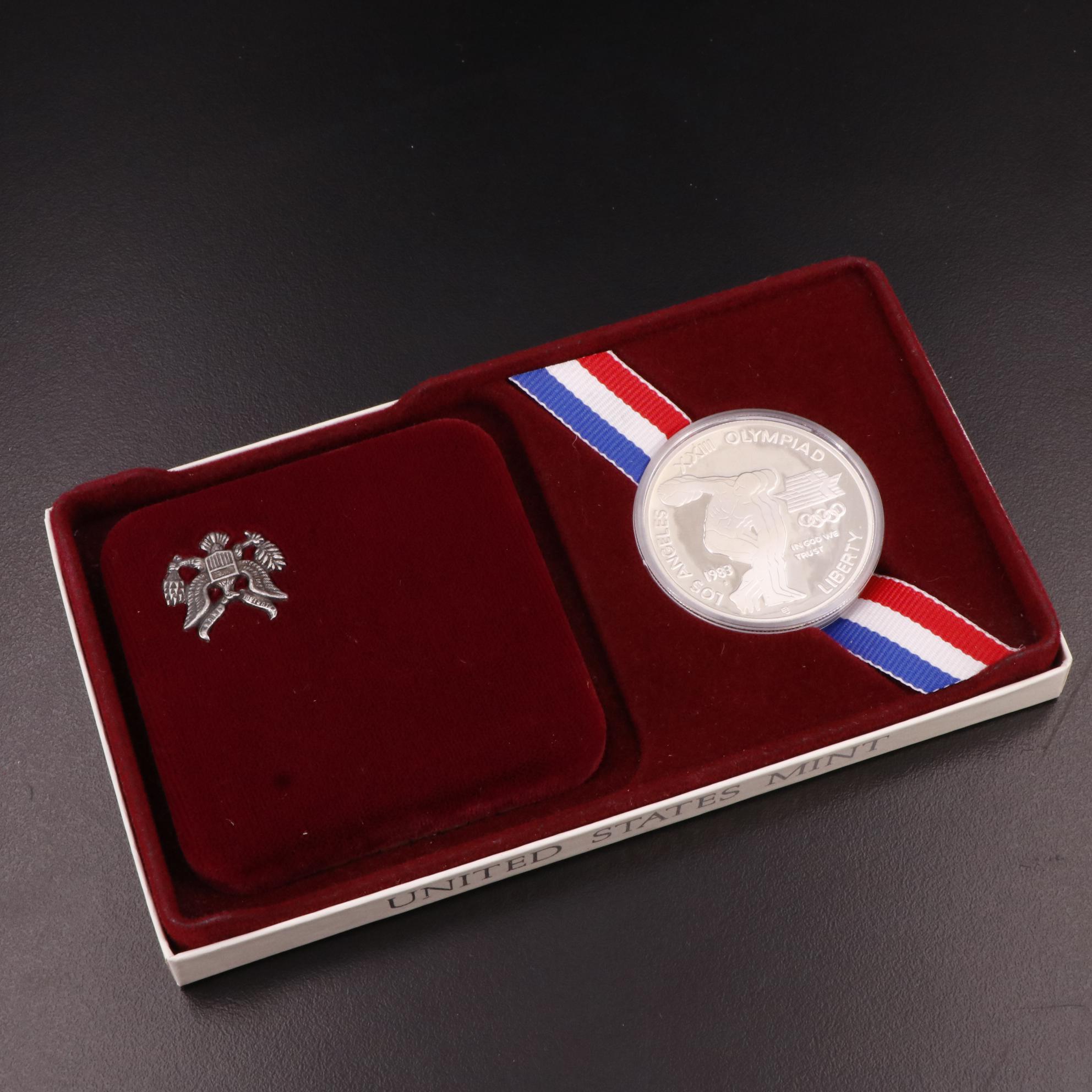 Four Different Modern Commemorative Proof One and Two Coin Sets