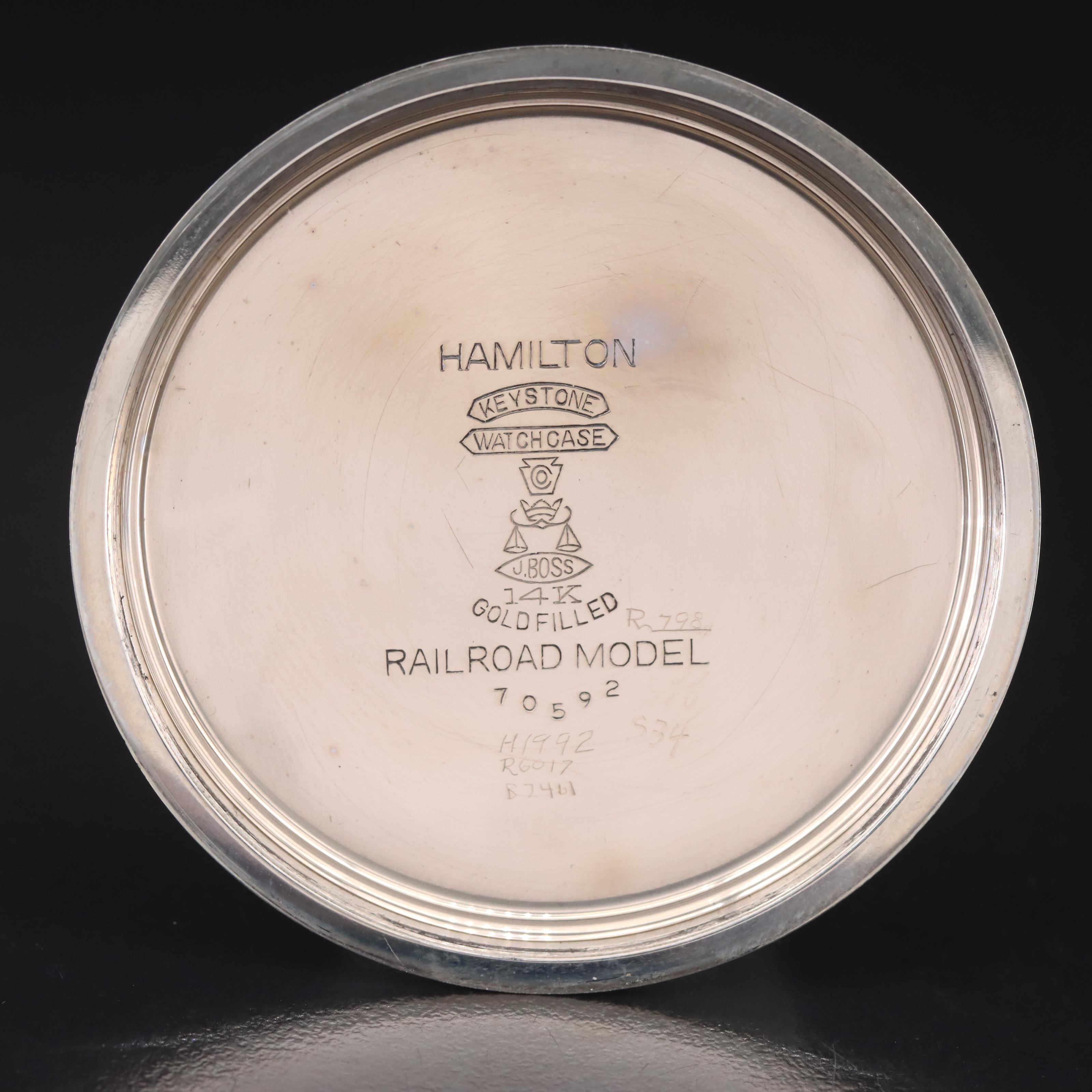 1918 Hamilton Railroad Grade Pocket Watch