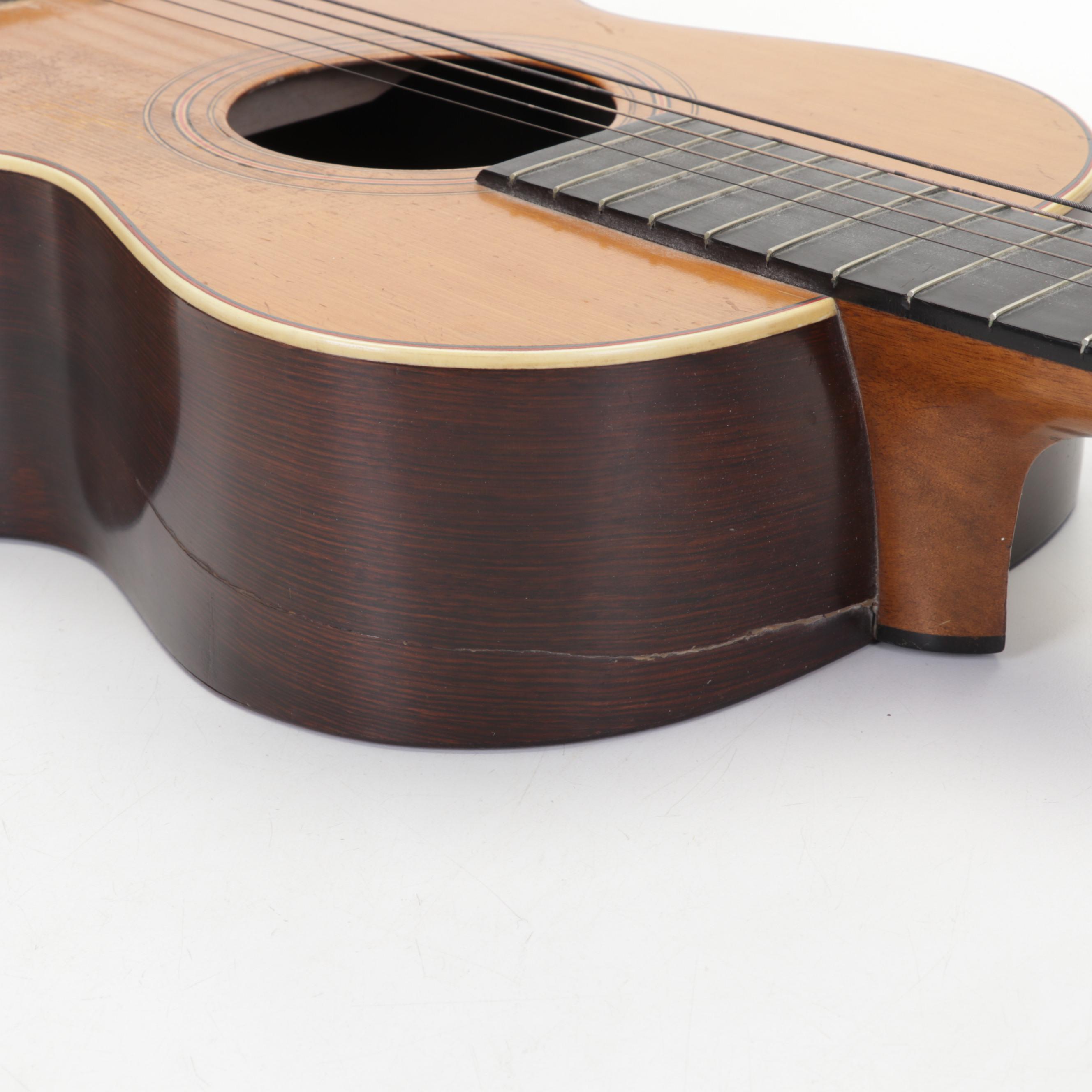 Washburn Classical Guitar, Serial Number 257759 EBTH