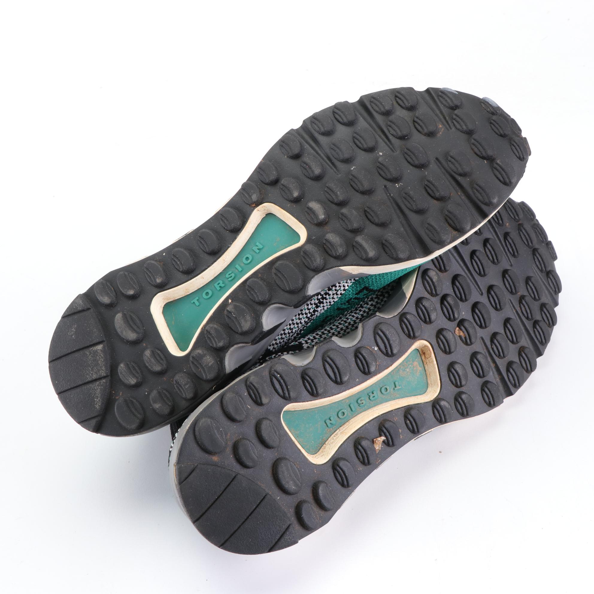 Tory Burch Open Toe Wedges, Adidas Green Equipment Slip-Ons, & London Fly Boots