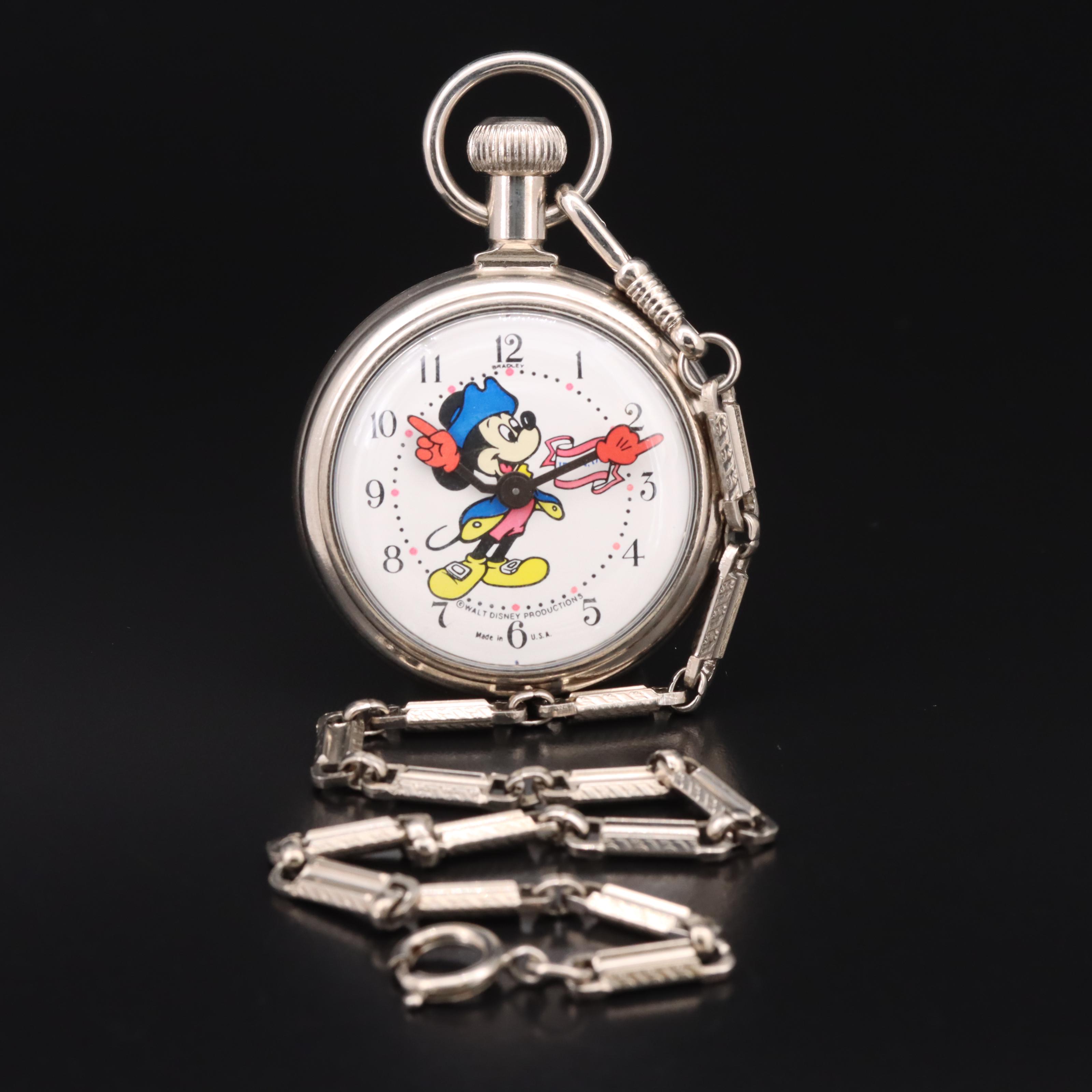 U.S. Bicentennial Mickey Mouse Pocket Watch
