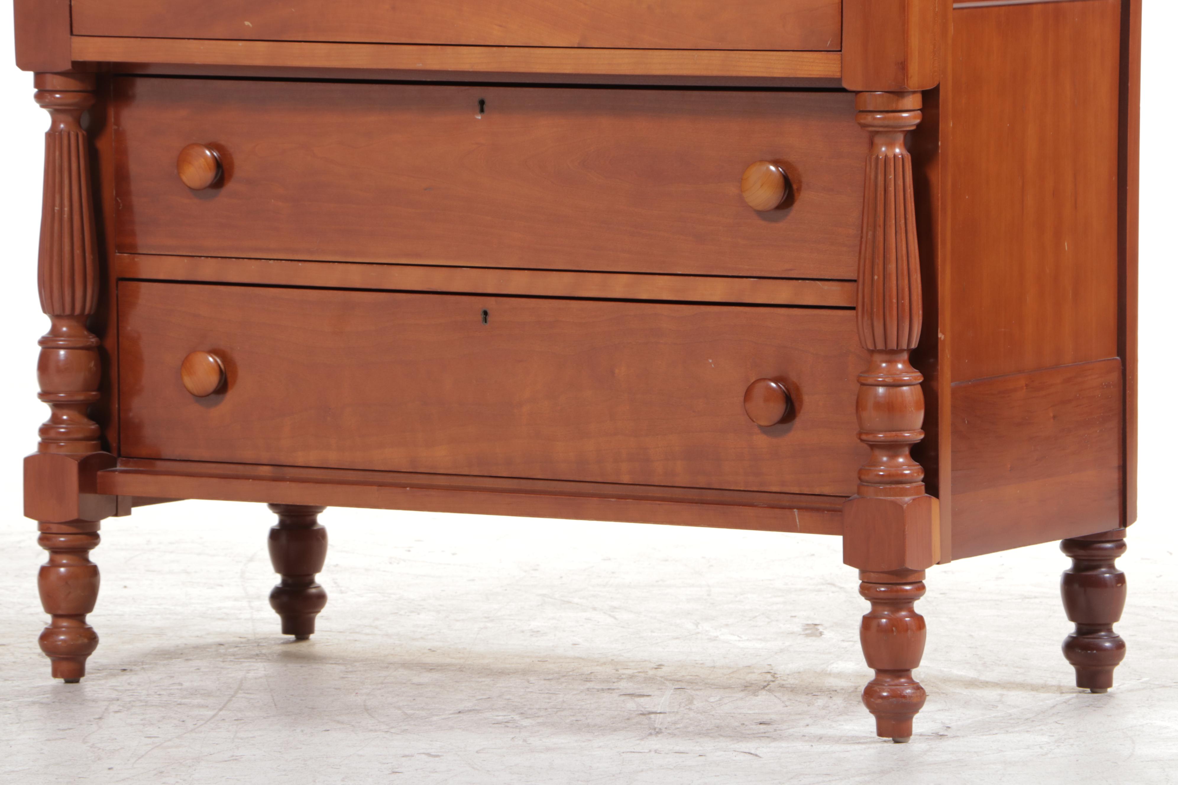 Cassady Furniture Co. "Cherry Reproductions" American Empire Style Dresser