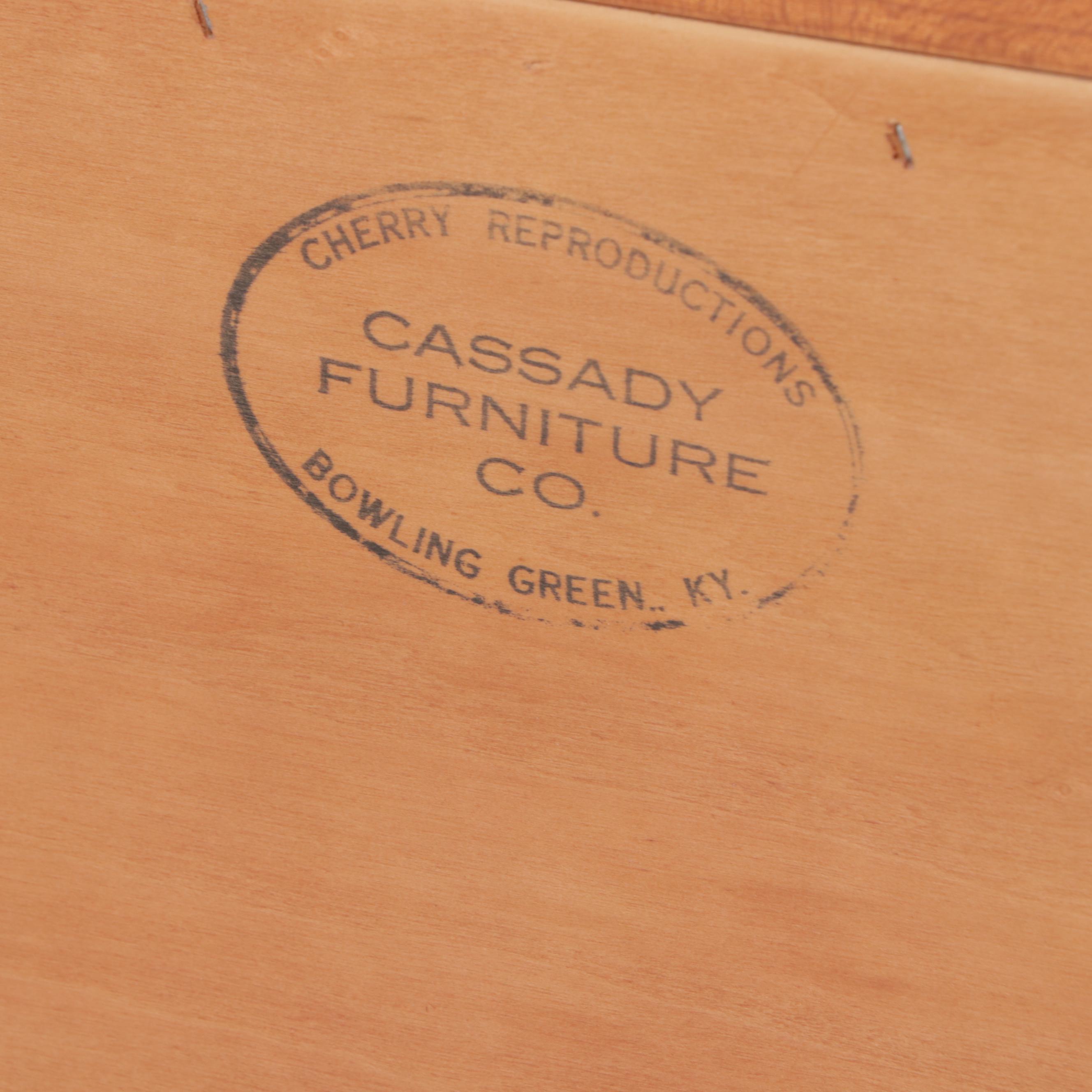 Cassady Furniture Co. "Cherry Reproductions" American Empire Style Dresser