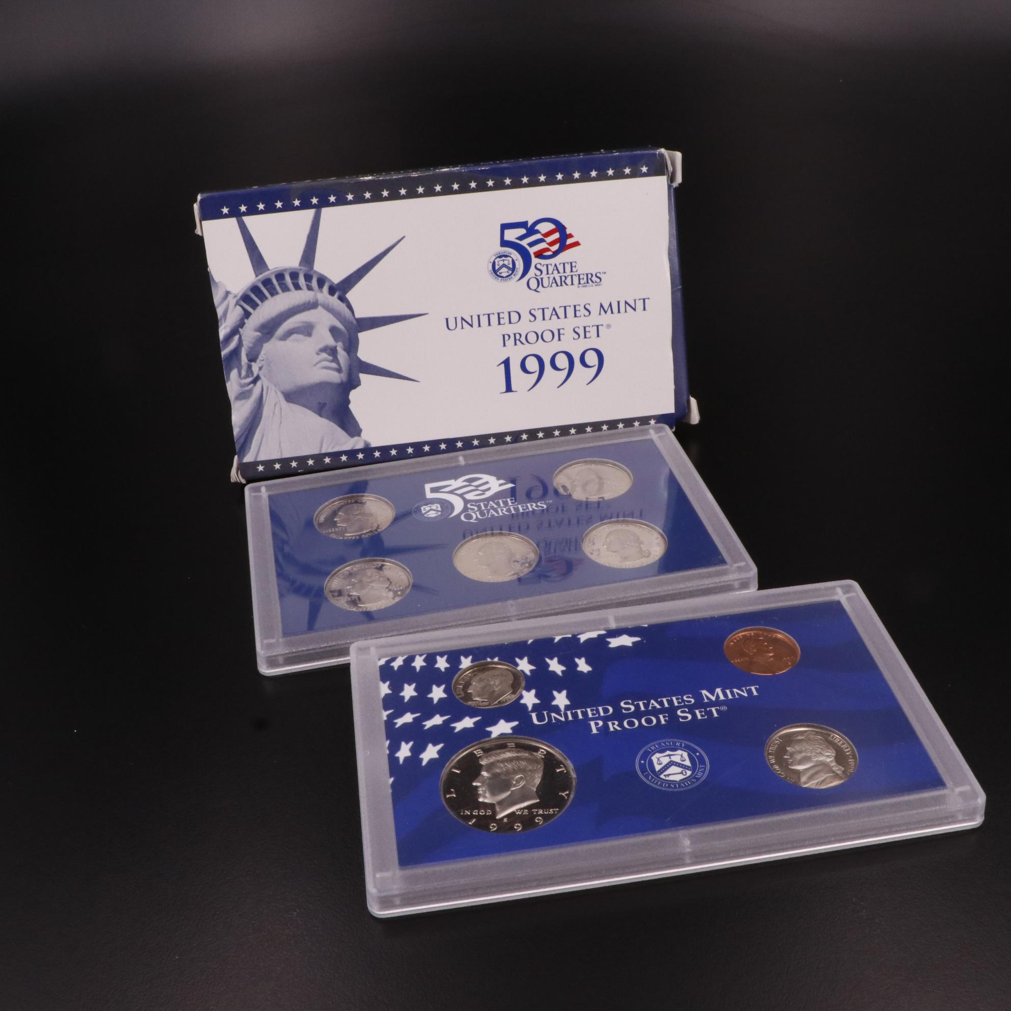 Group of Ten Different Modern United States Proof Sets