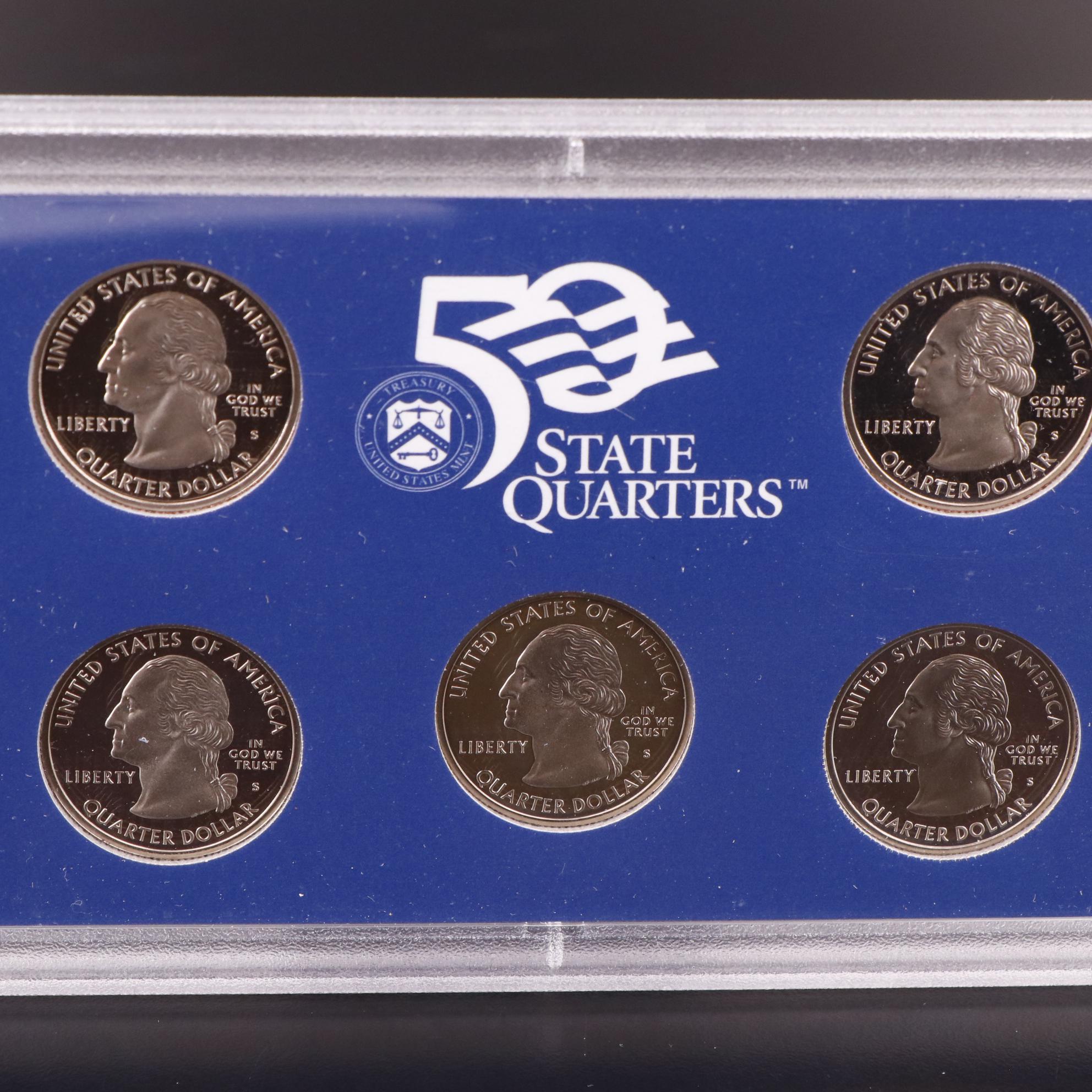 Group of Ten Different Modern United States Proof Sets