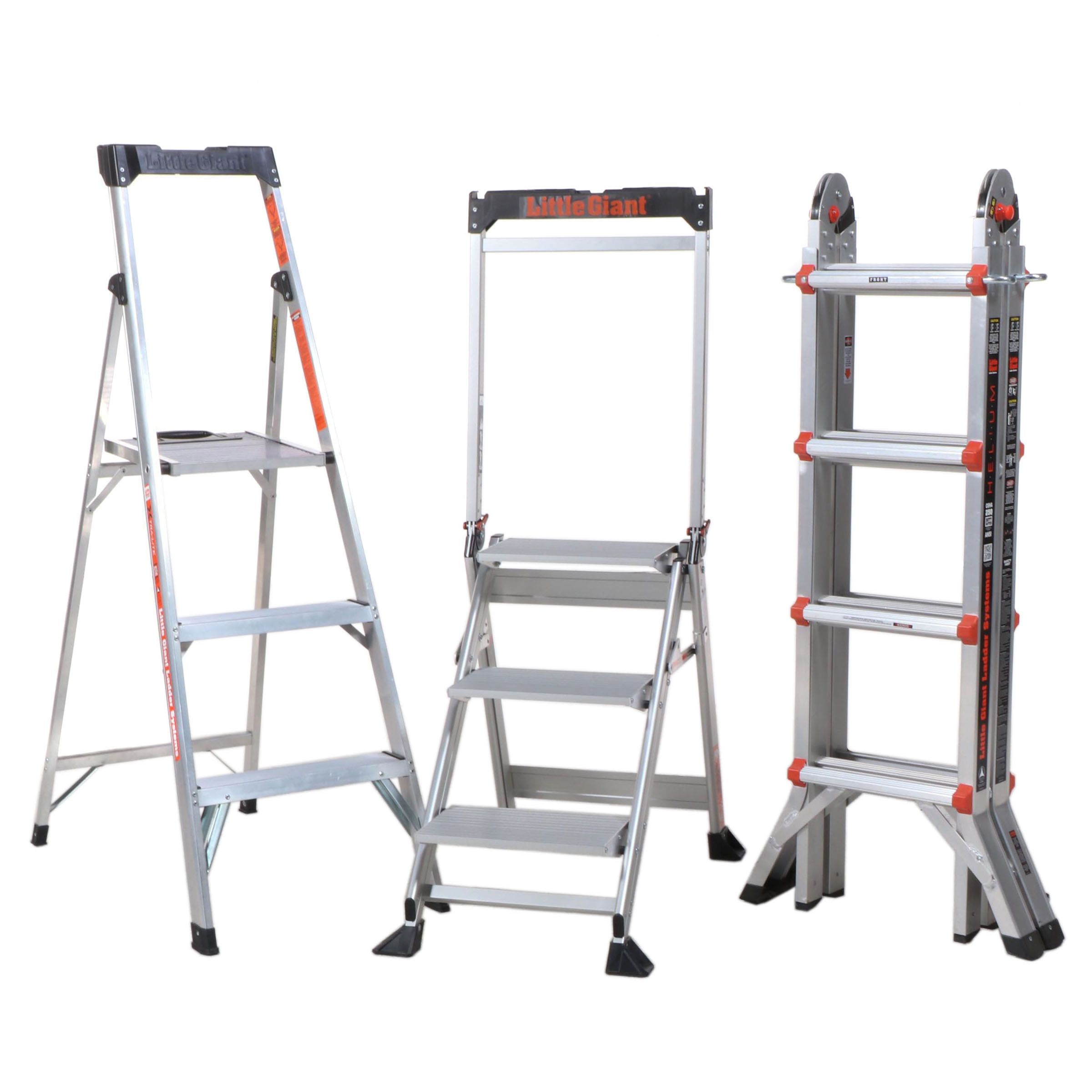 Three-Piece LIttle Giant Aluminum Folding Ladder System