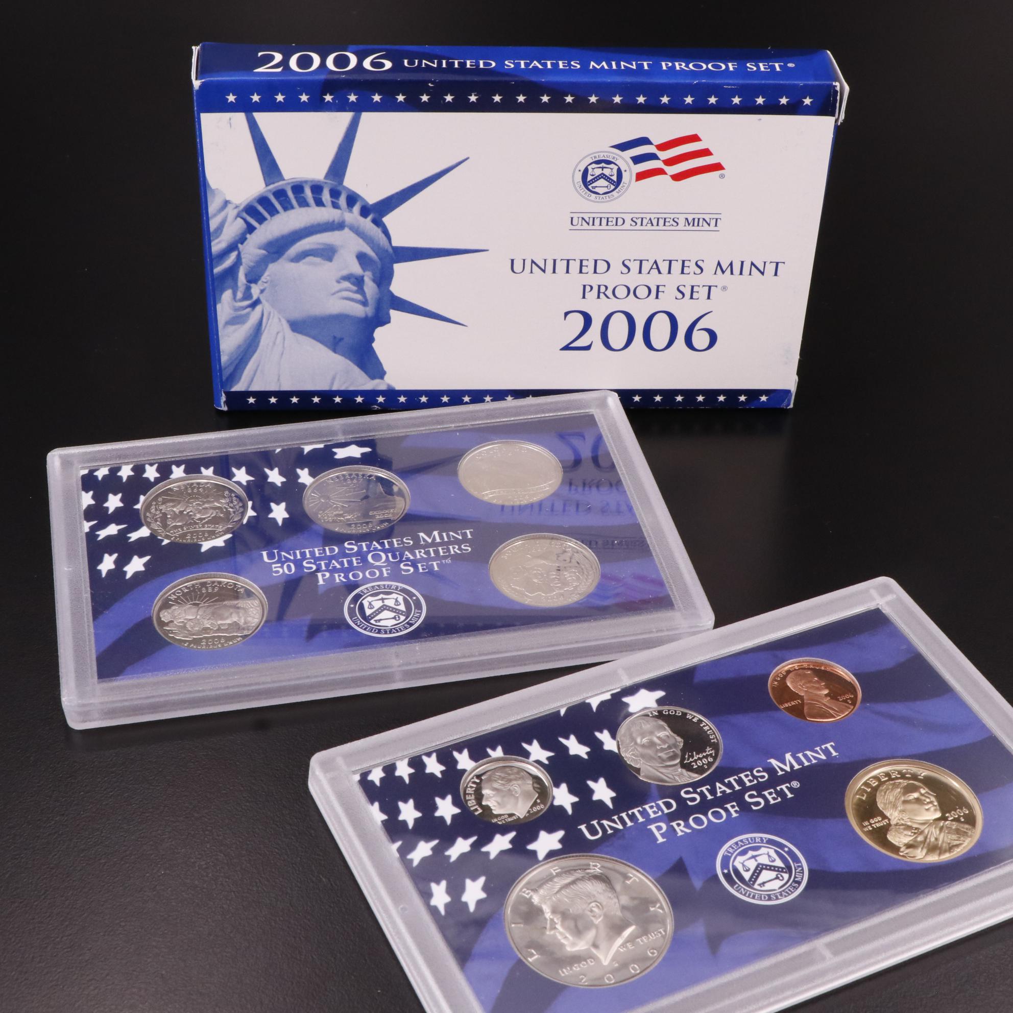 Group of Ten Different Modern United States Proof Sets