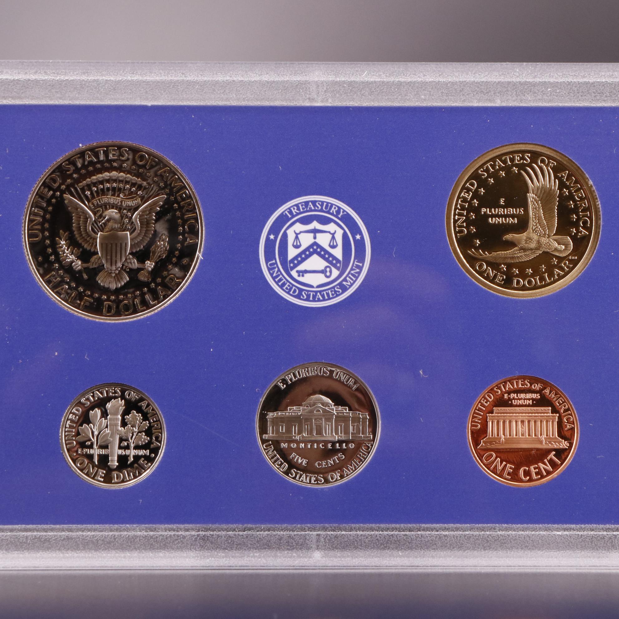 Group of Ten Different Modern United States Proof Sets