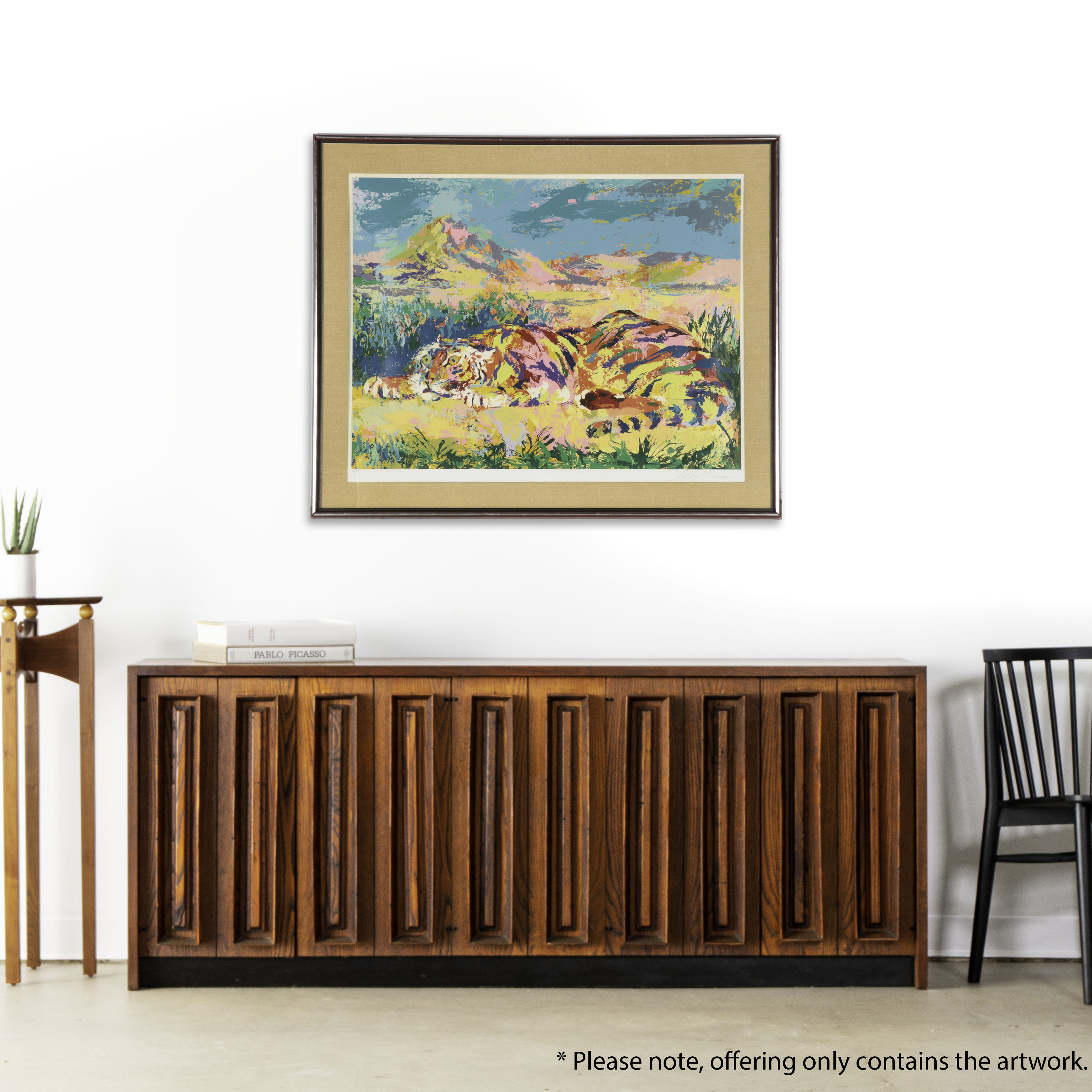 LeRoy Neiman Serigraph "Delacroix's Tiger"