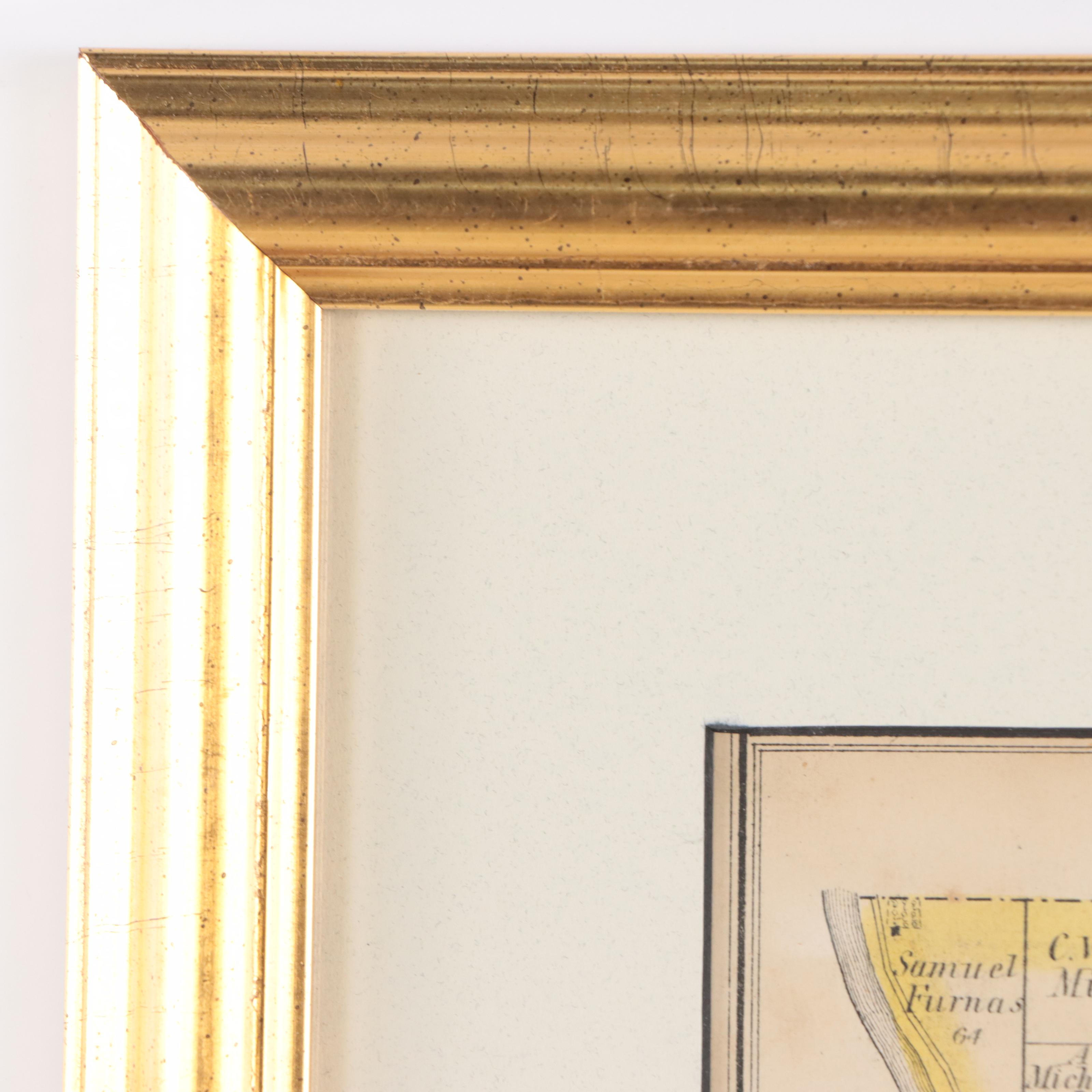 L. H. Everts Hand-Colored Lithograph "Map of Butler Township," Circa 1870