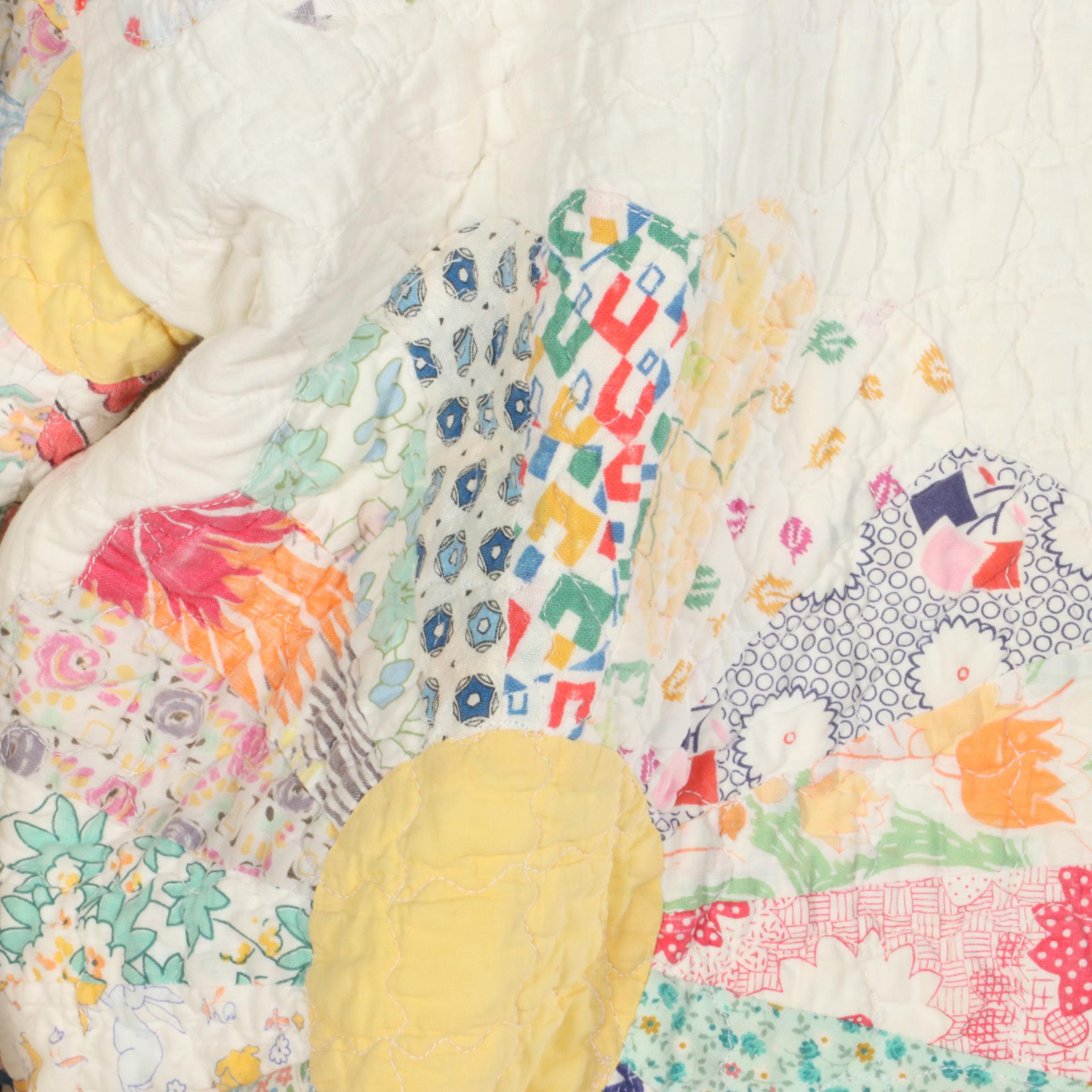 Gloria Beckett Handmade Quilt Zipper-Front Jacket