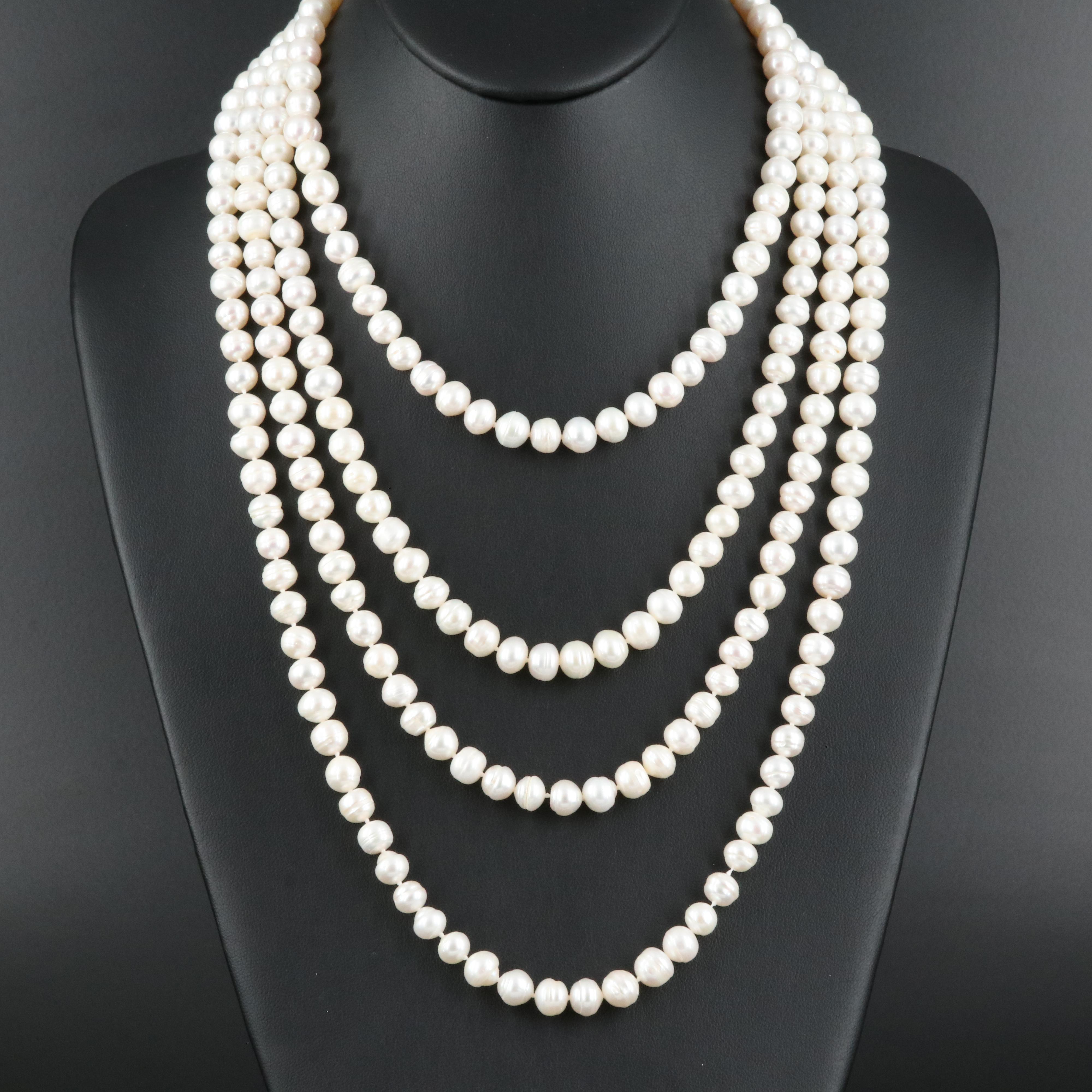 Pearl Rope Necklace