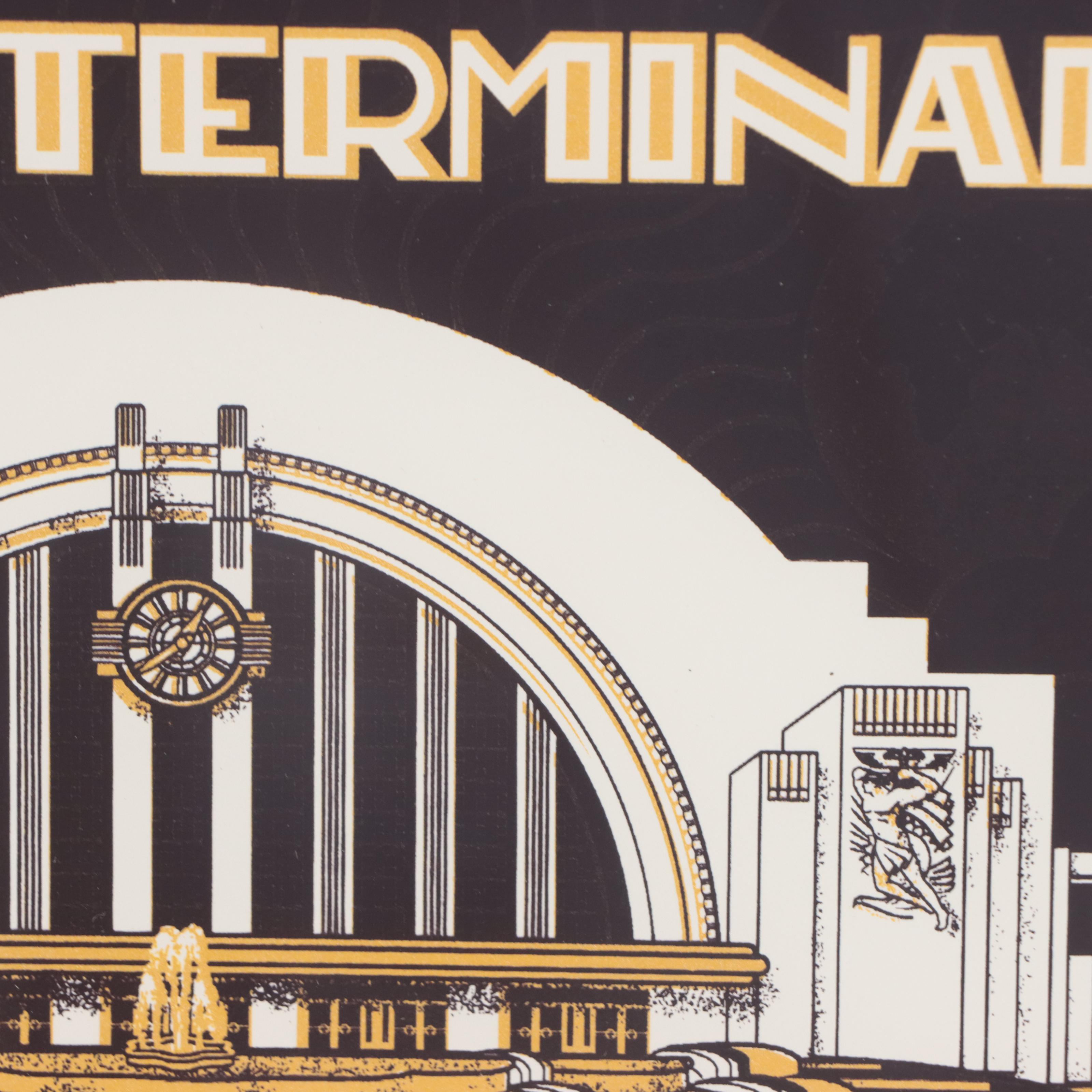 James Billiter Serigraph "Union Terminal," 21st Century