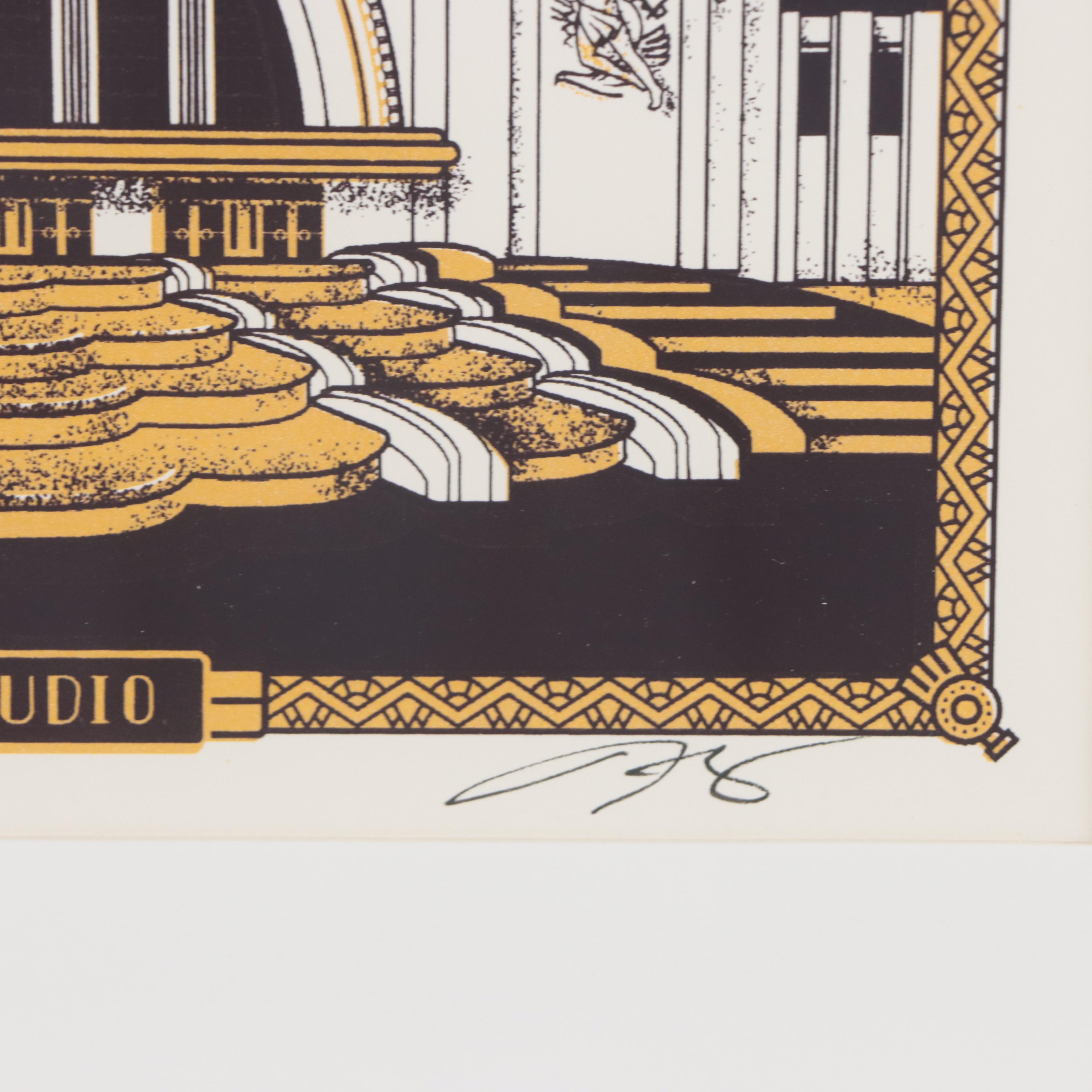 James Billiter Serigraph "Union Terminal," 21st Century