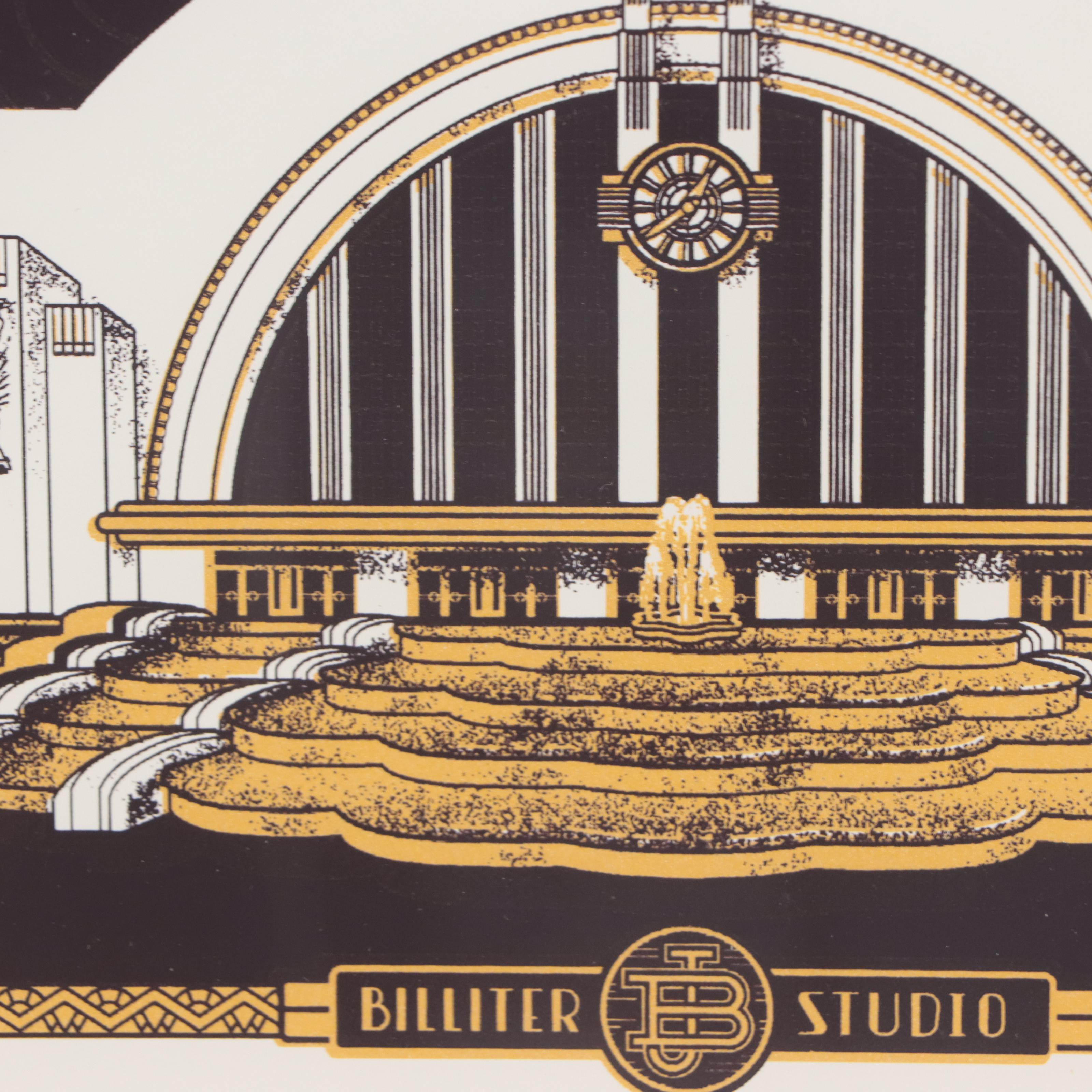 James Billiter Serigraph "Union Terminal," 21st Century