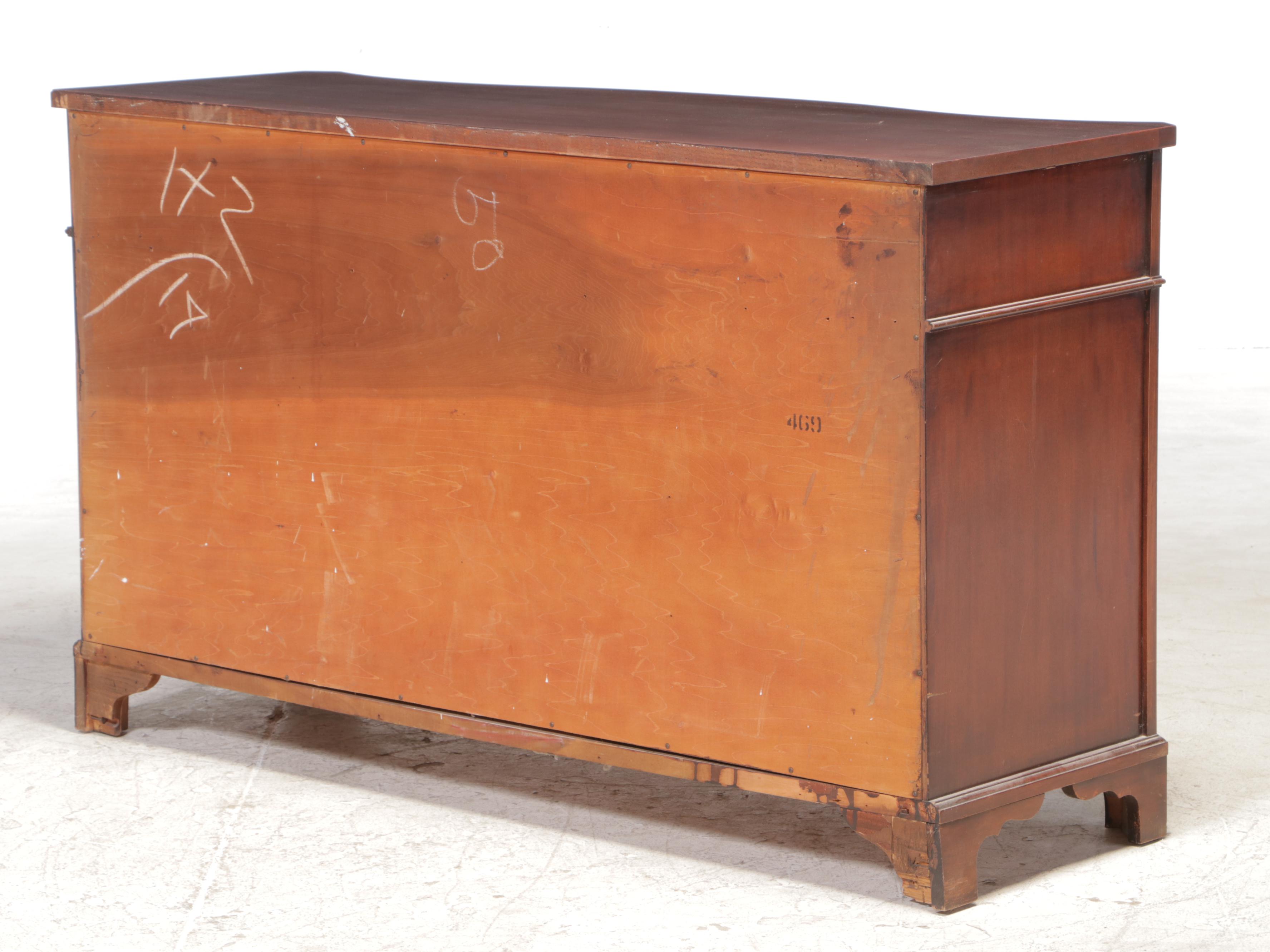 Federal Style Mahogany Serpentine-Front Sideboard