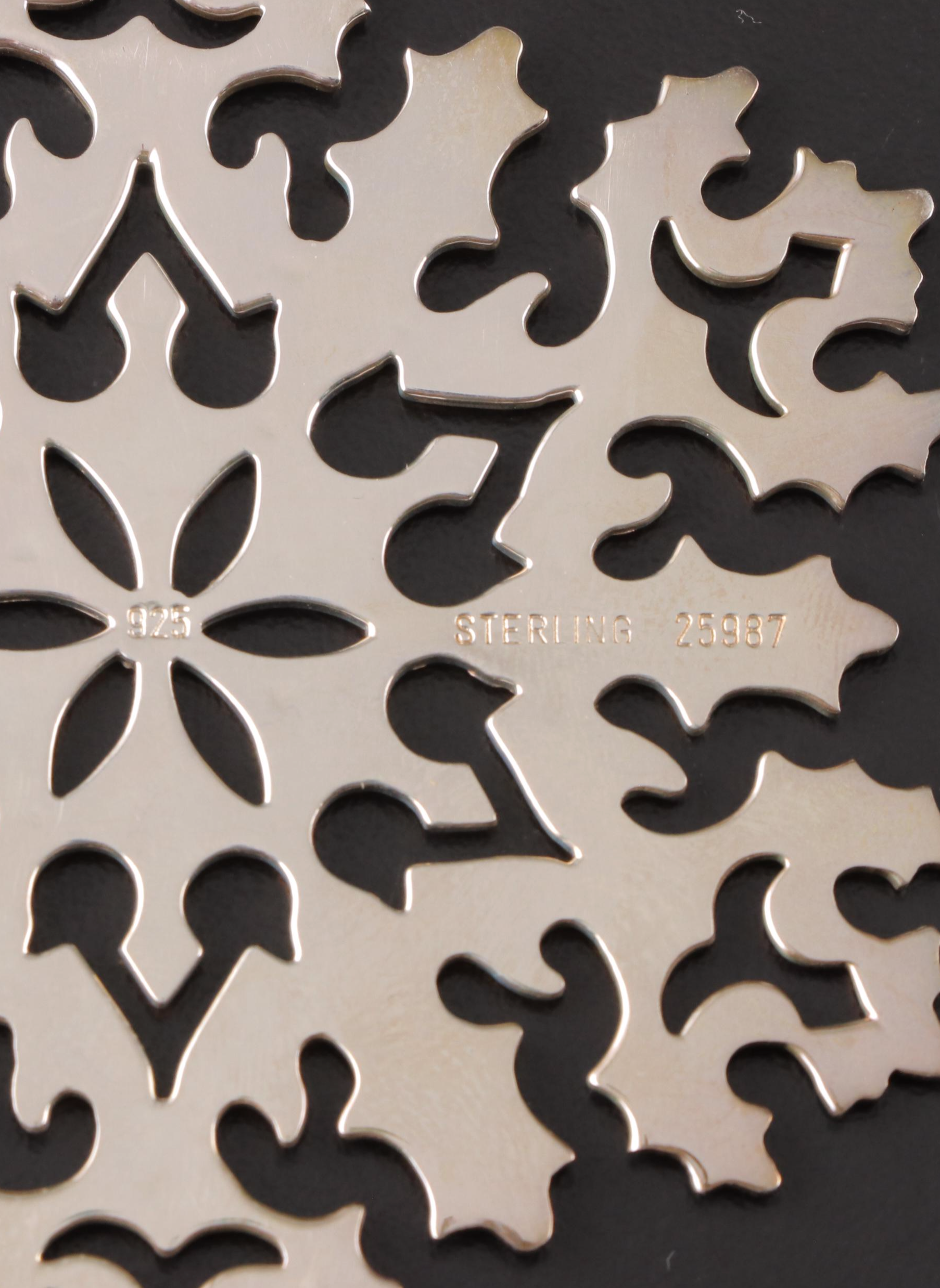 Tiffany & Co. Sterling Silver Snowflake Ornament