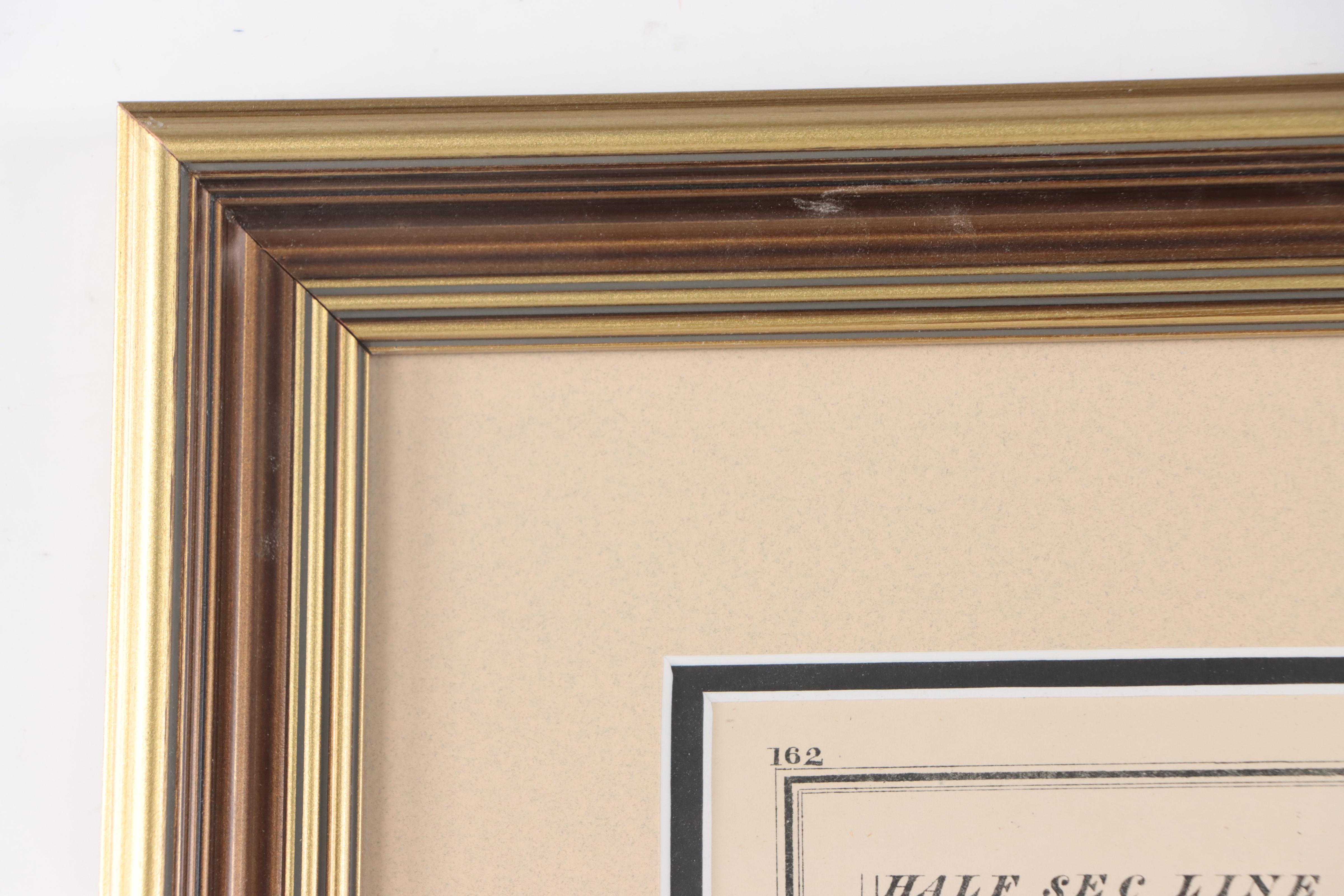 L. H. Everts Map "Plat of Germantown / Montgomery County, Ohio," Circa 1870