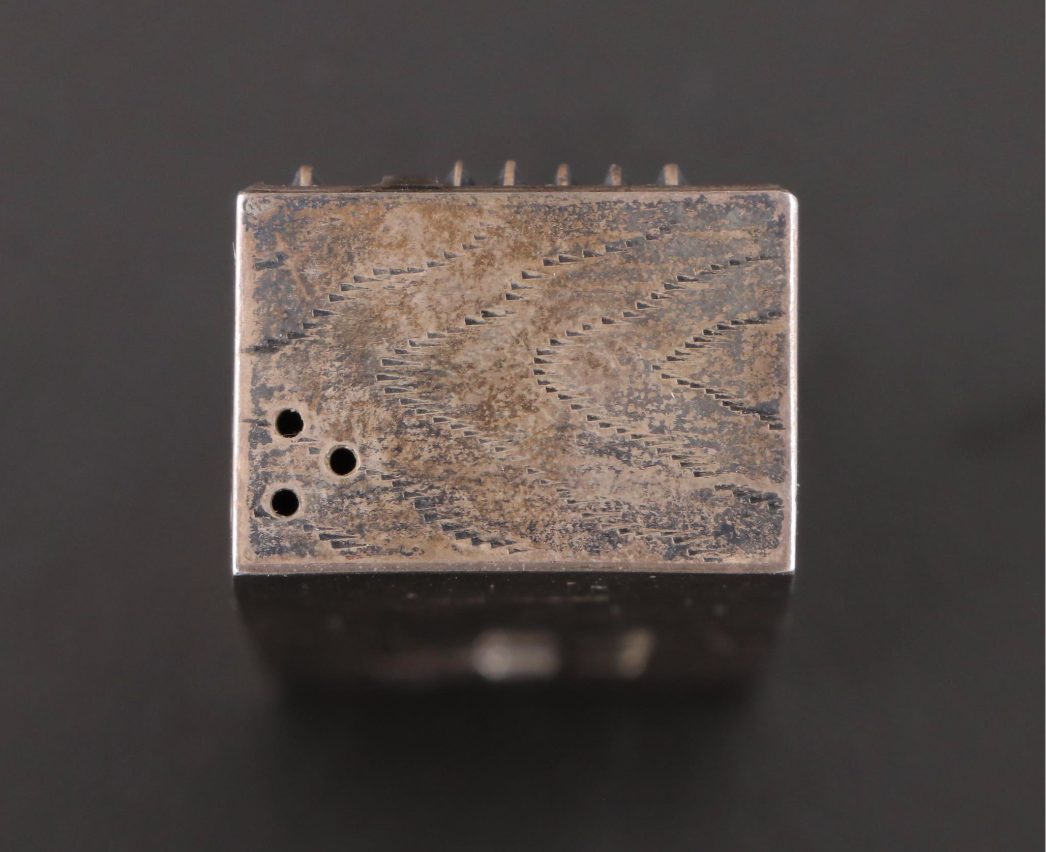 Japanese Sterling Silver Abacus Form Shaker