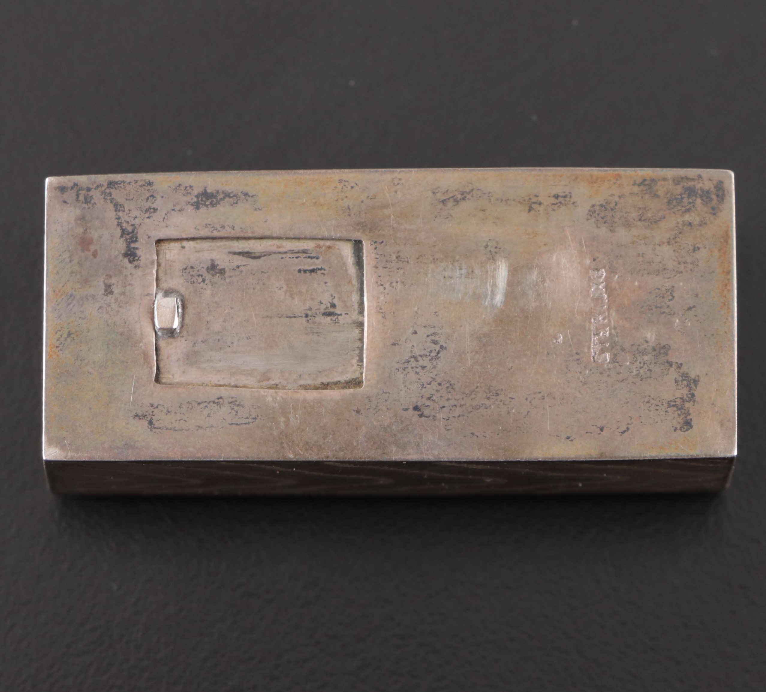 Japanese Sterling Silver Abacus Form Shaker