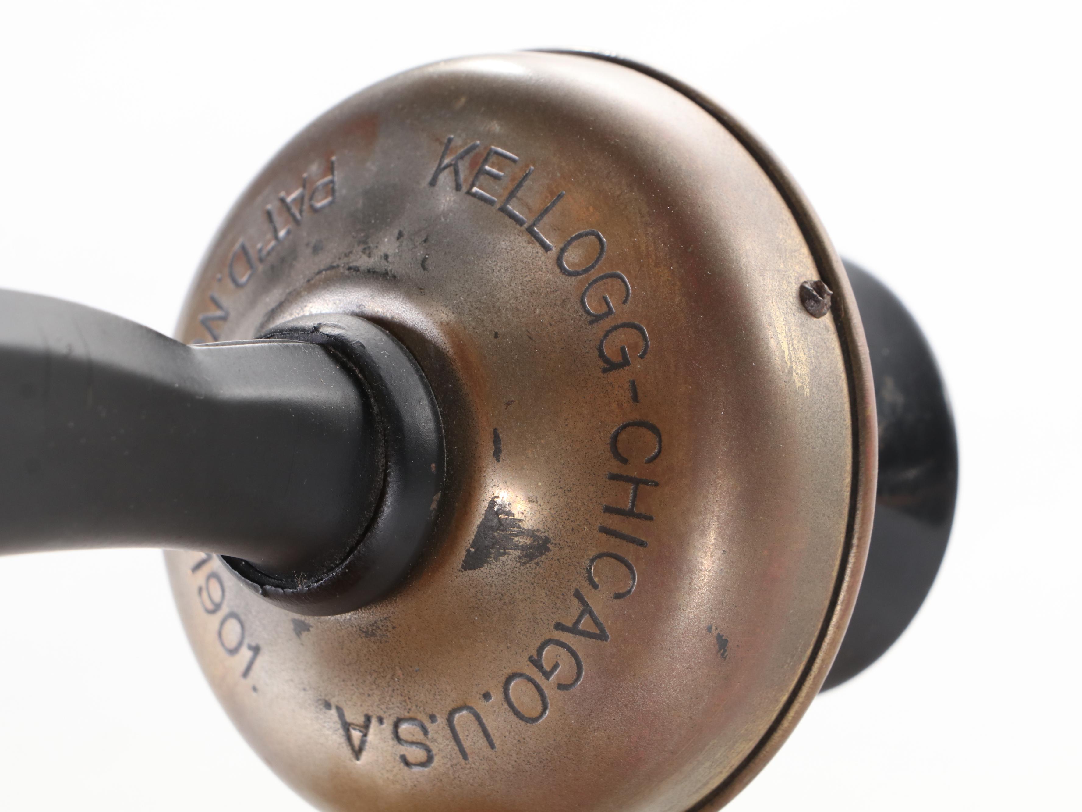 Kellogg Model 323 Antique Wall-Mounted Hand-Crank Telephone, Early 20th Century