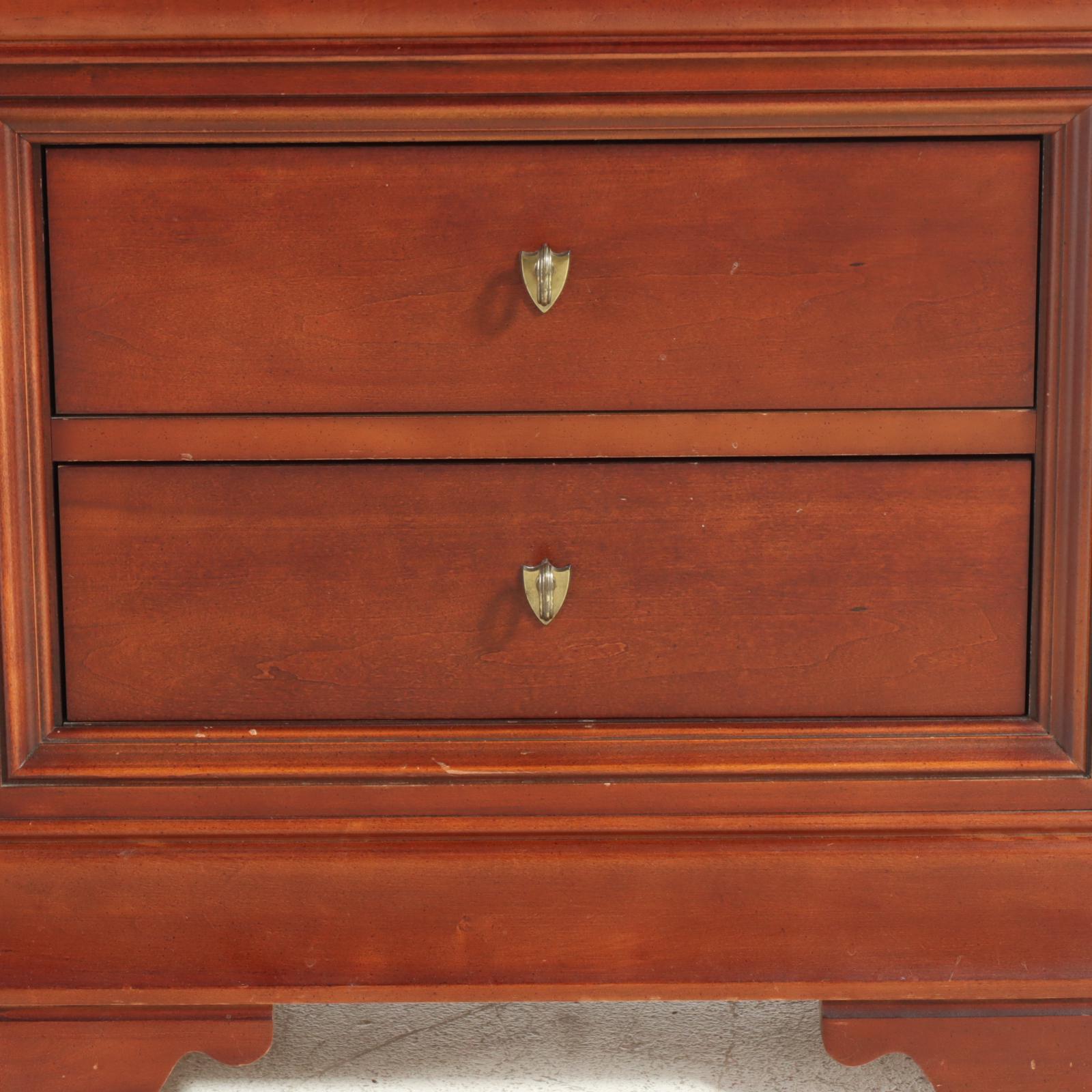 Thomasville Impressions "Martinique" Louis Philippe Style Cherry Nightstands