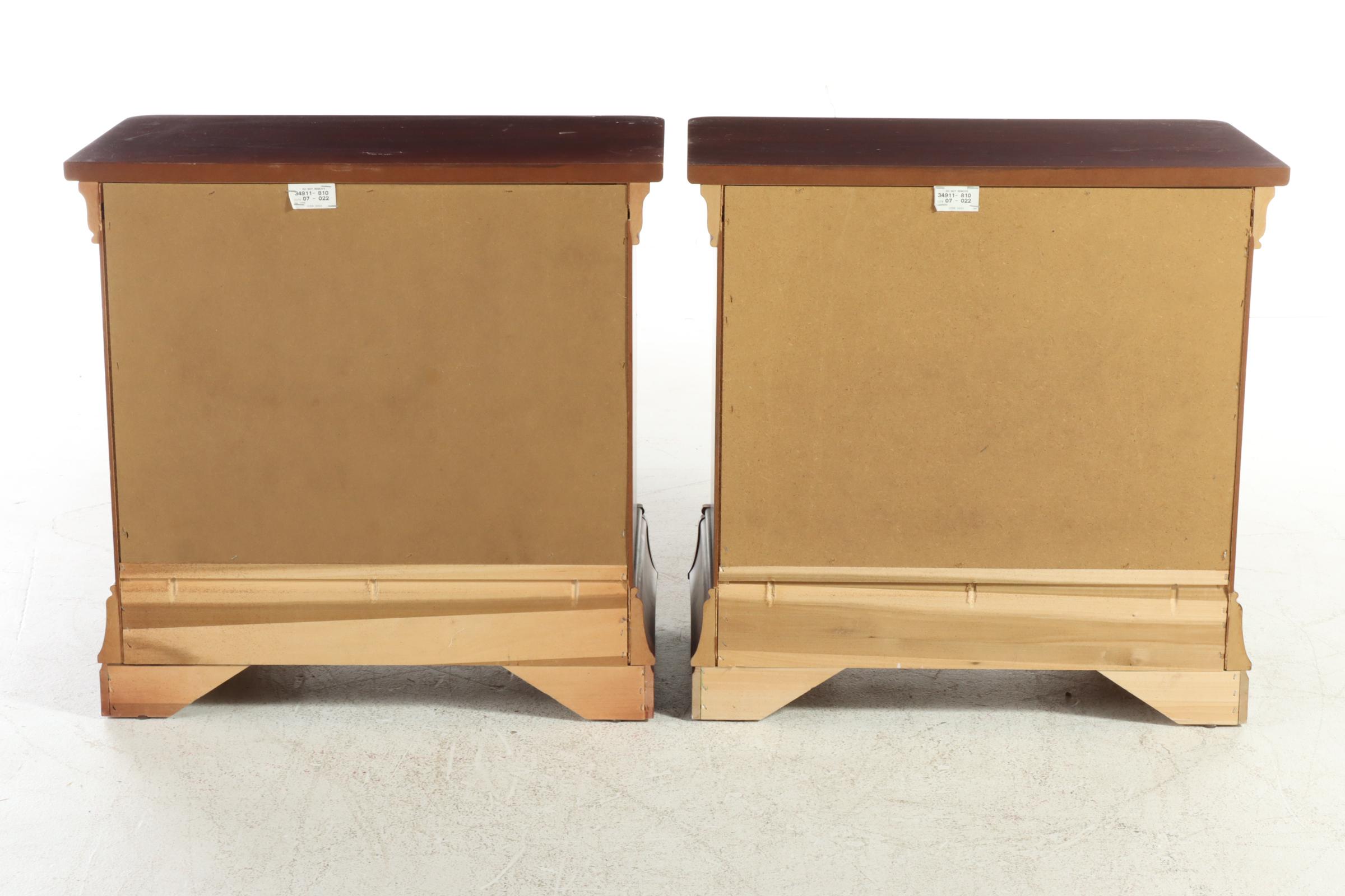 Thomasville Impressions "Martinique" Louis Philippe Style Cherry Nightstands