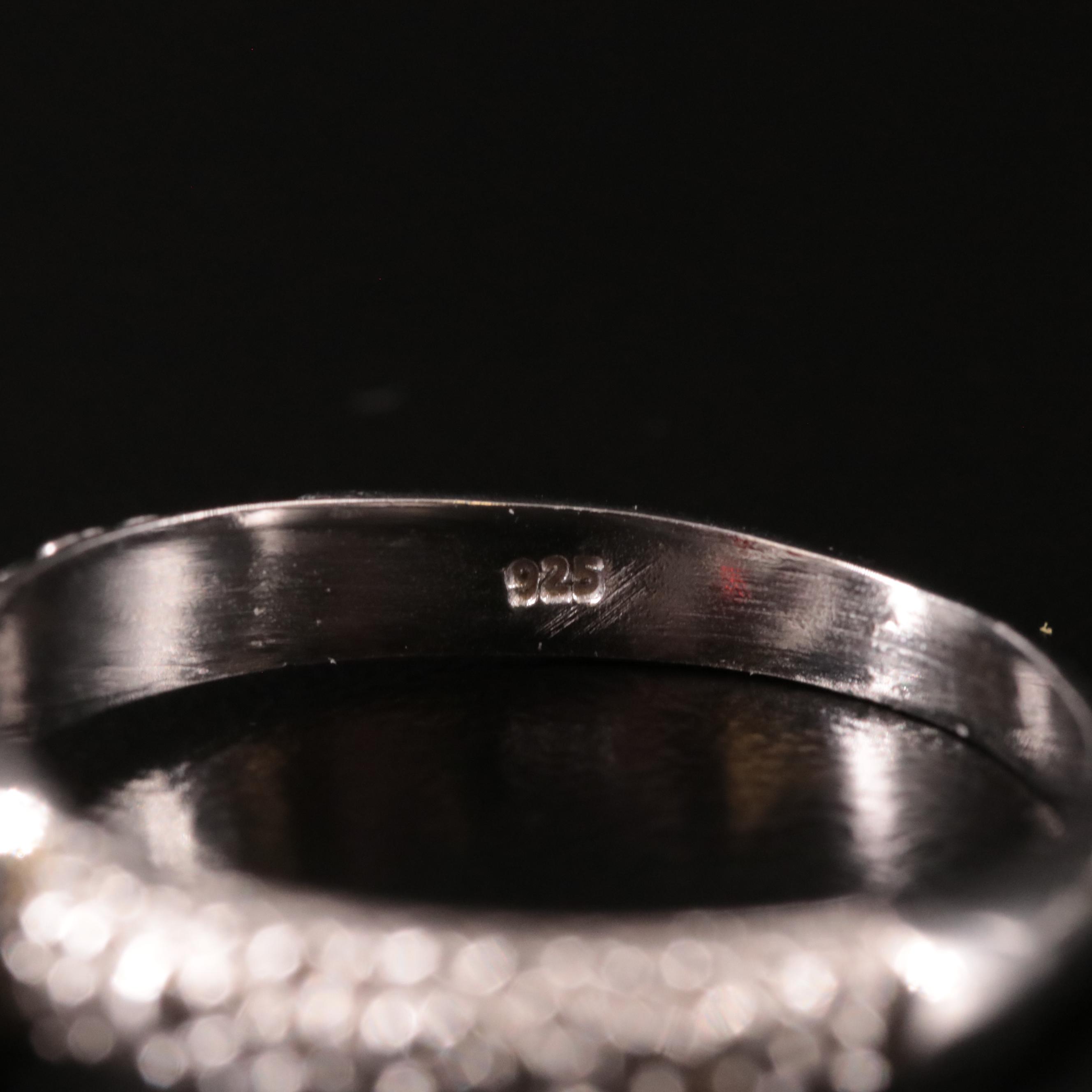 Sterling Garnet Ring