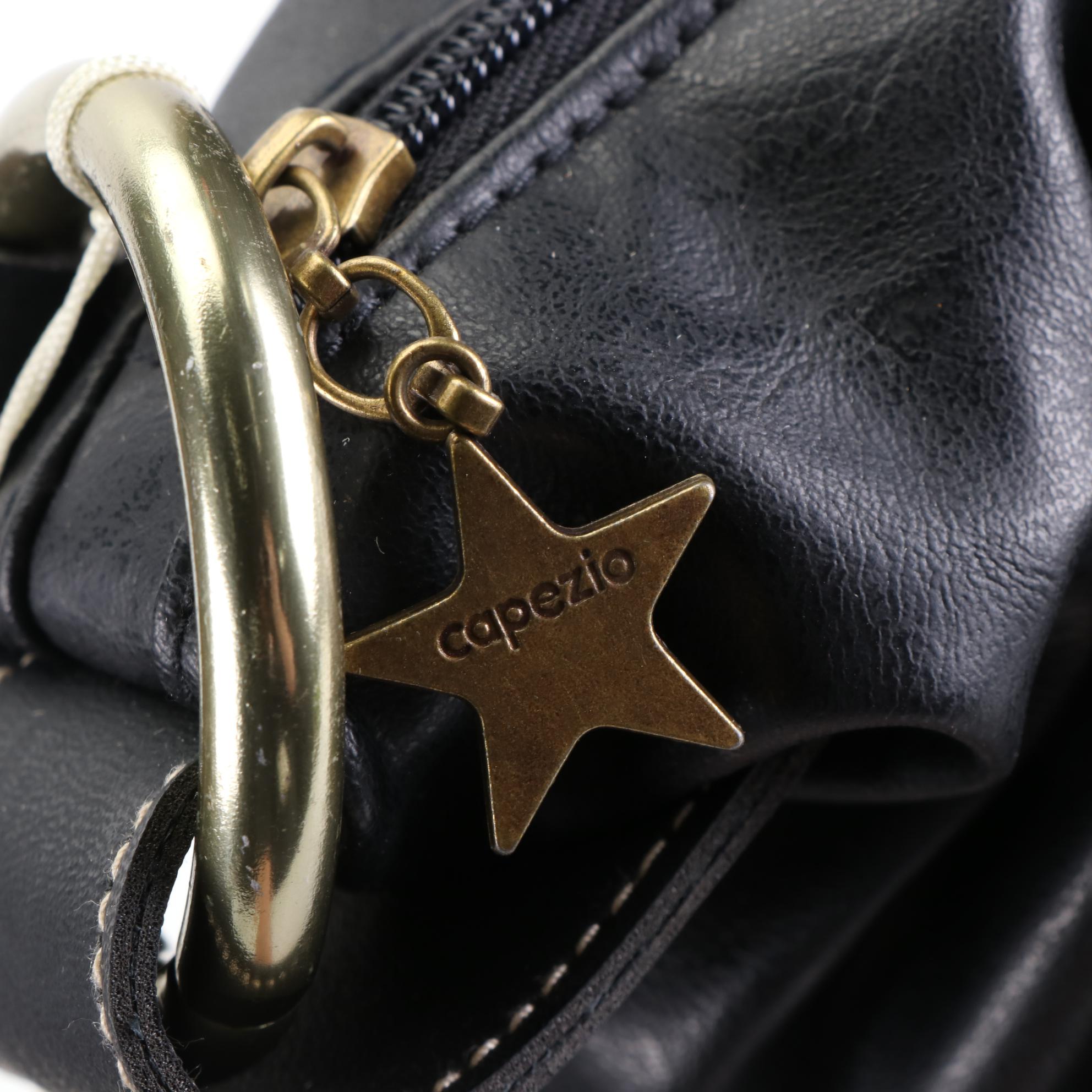 Capezio Shoulder Bags in Brown and Black Leather