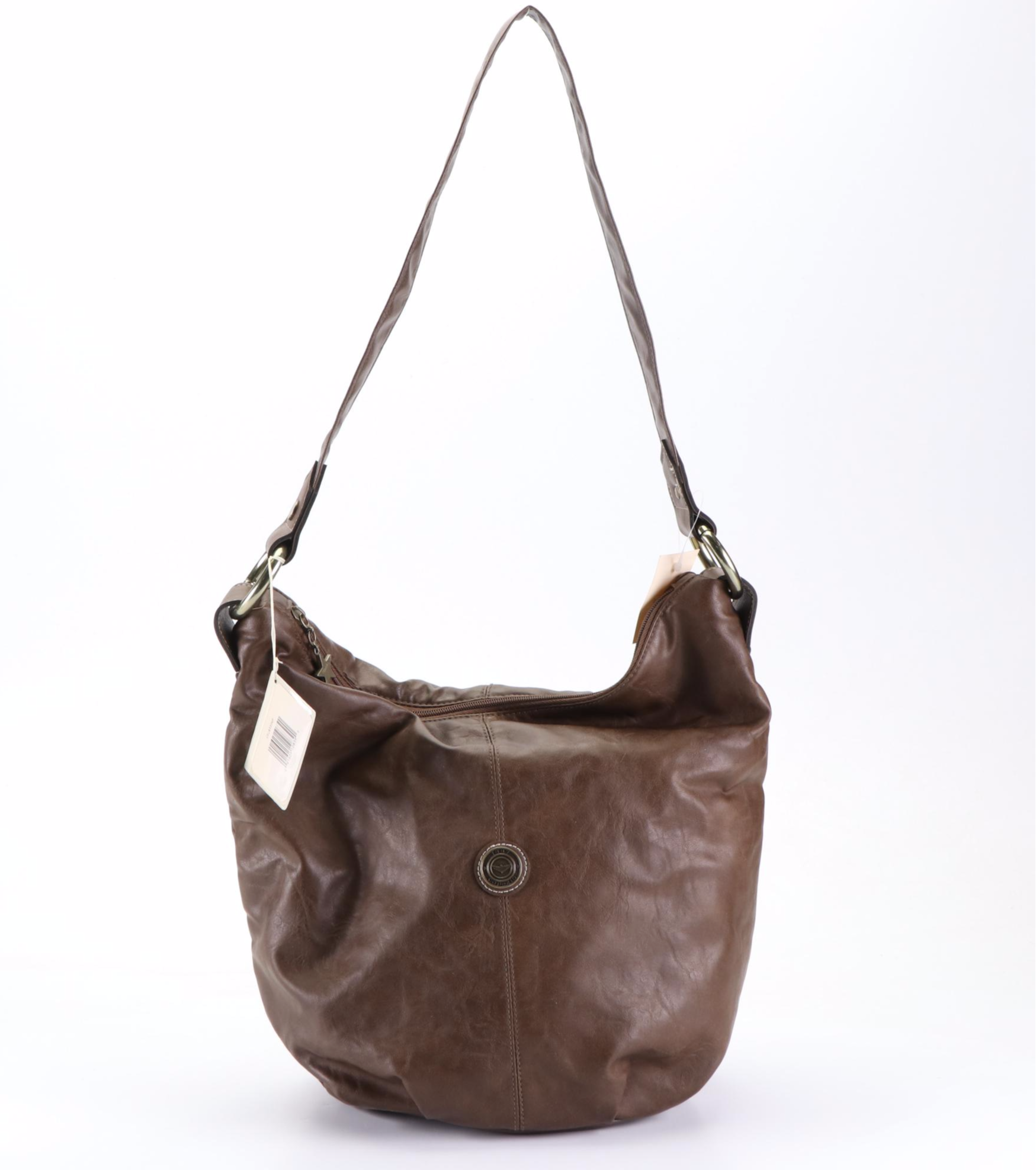Capezio Shoulder Bags in Brown and Black Leather