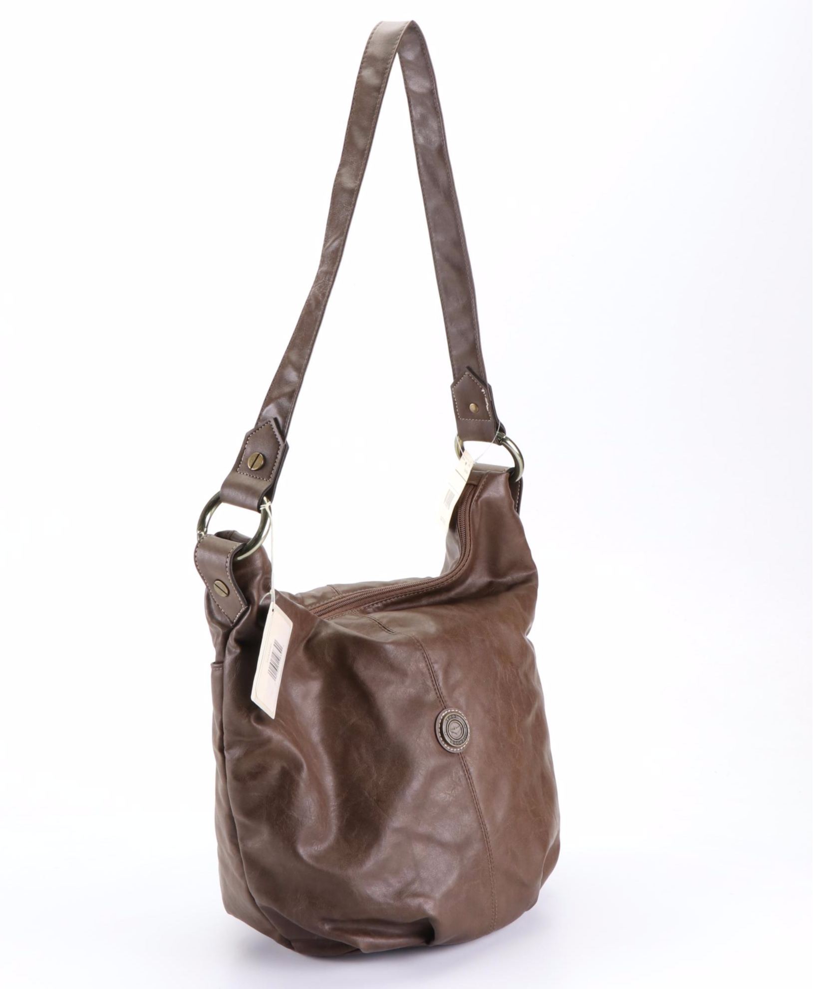 Capezio Shoulder Bags in Brown and Black Leather
