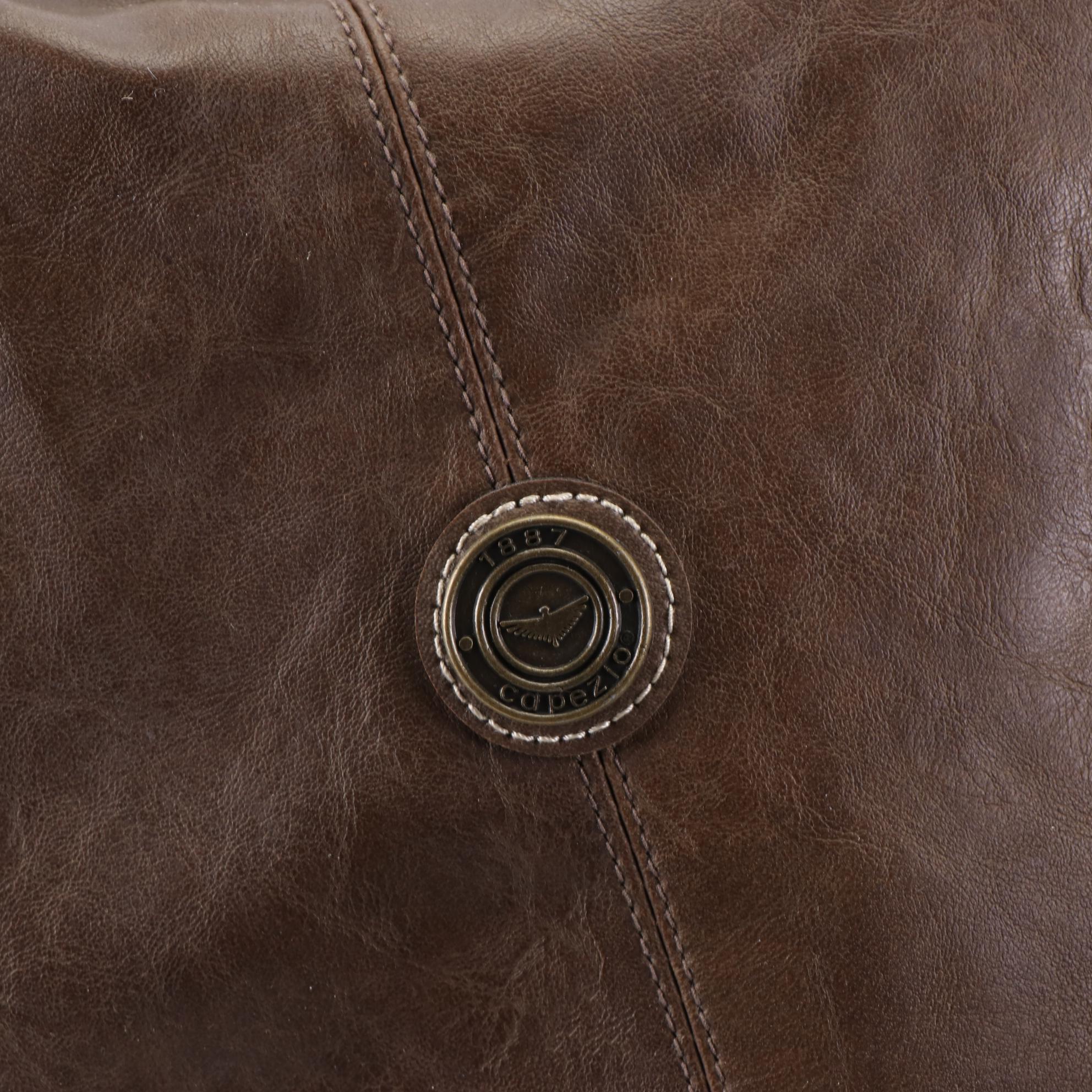 Capezio Shoulder Bags in Brown and Black Leather