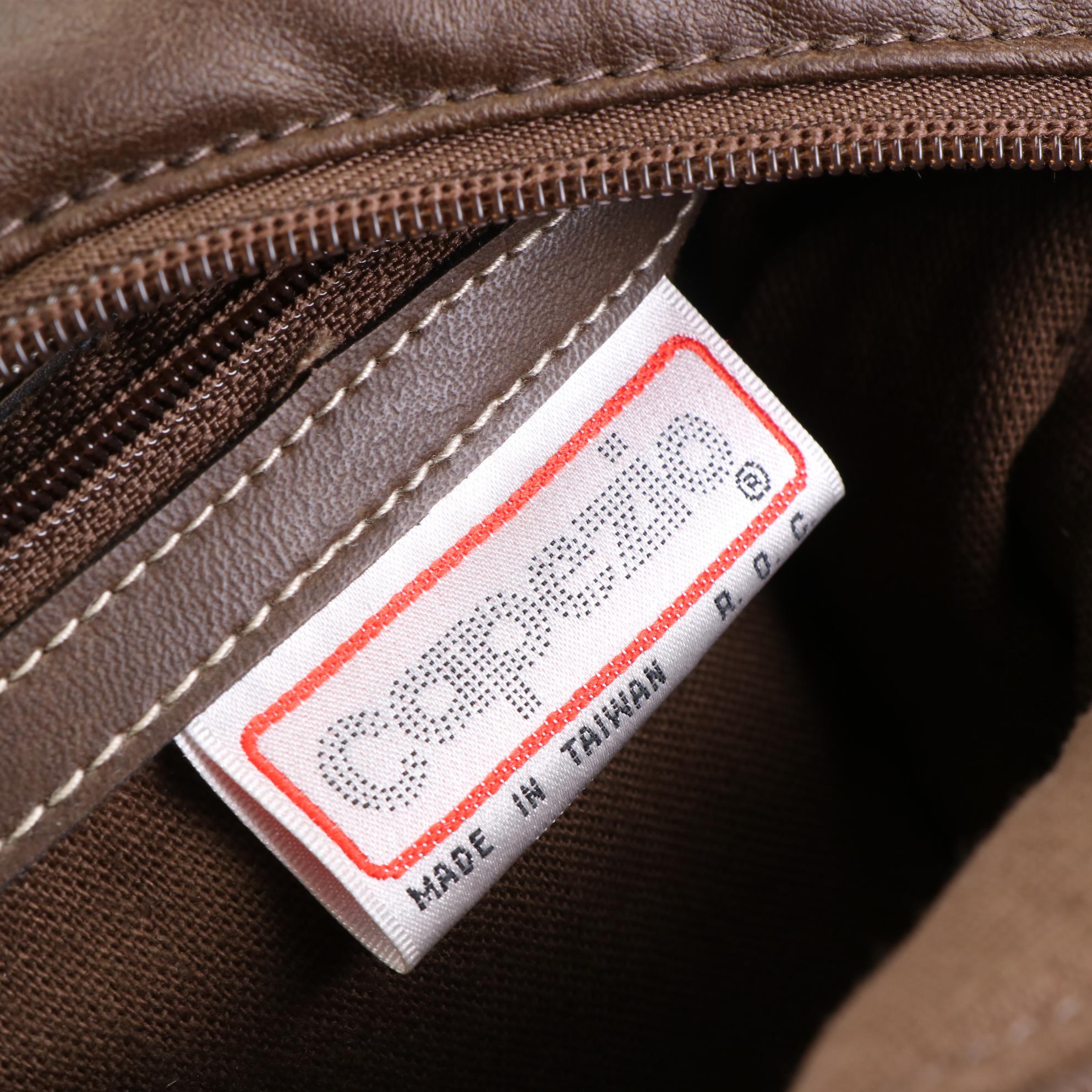 Capezio Shoulder Bags in Brown and Black Leather