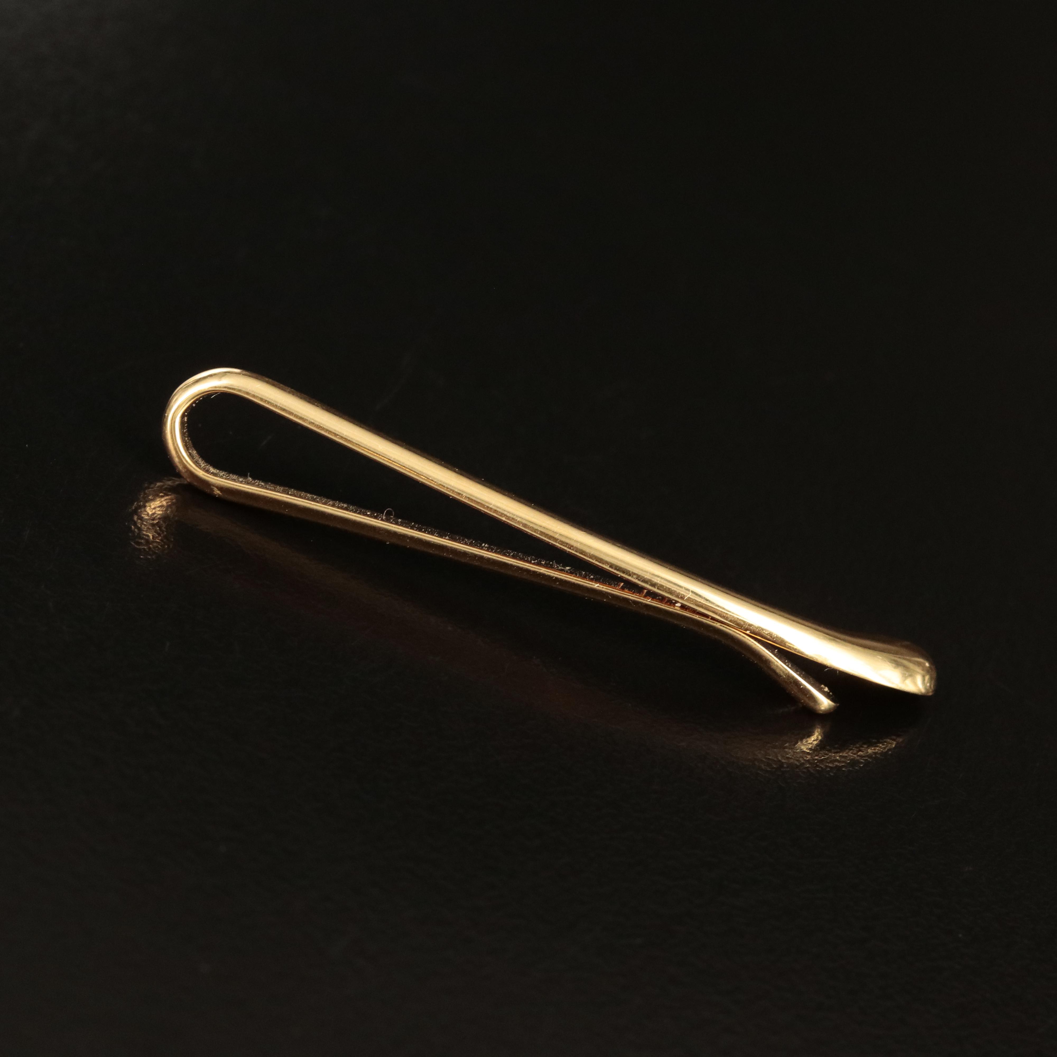 Elsa Peretti for Tiffany & Co. "Teardrop" 18K Tie Clip
