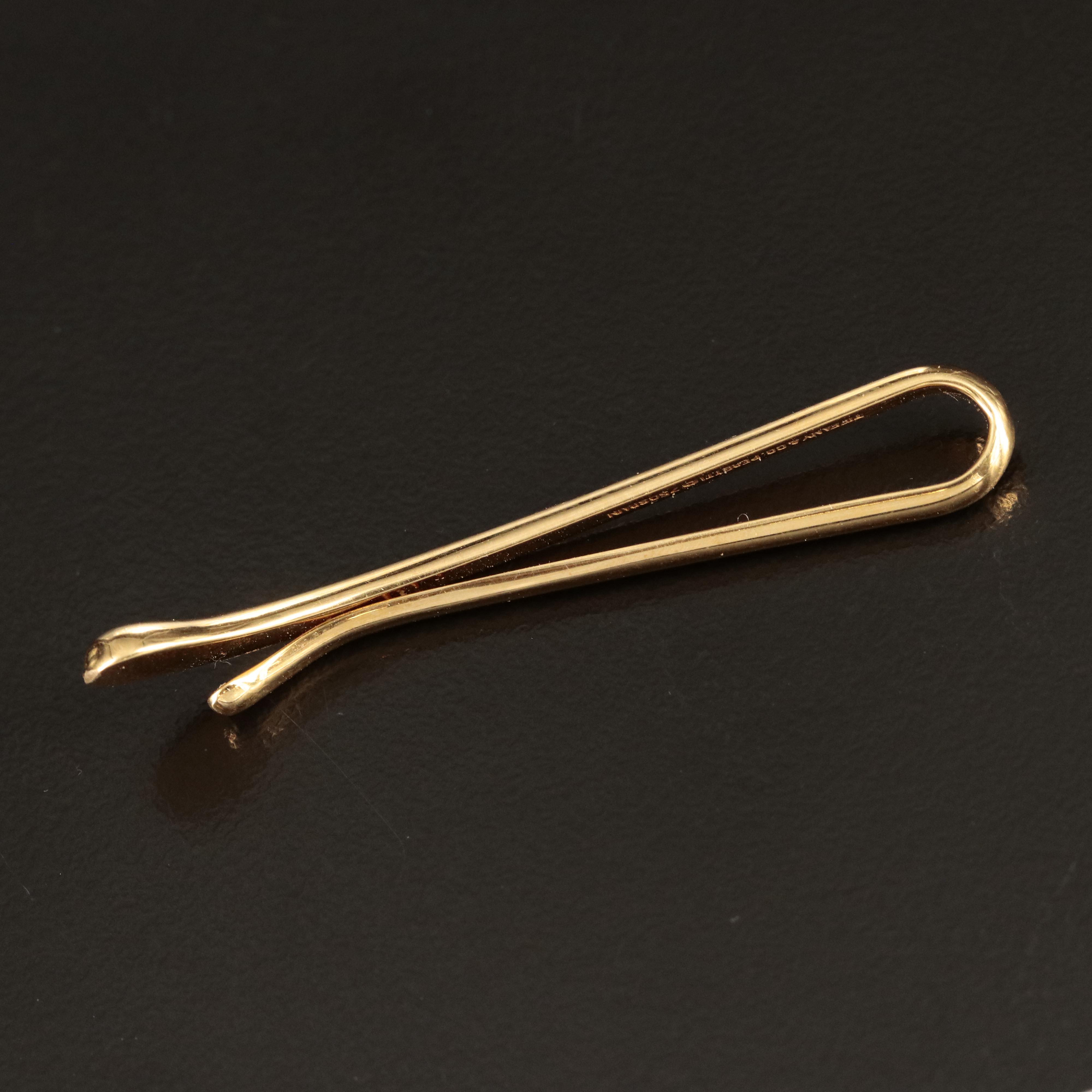 Elsa Peretti for Tiffany & Co. "Teardrop" 18K Tie Clip