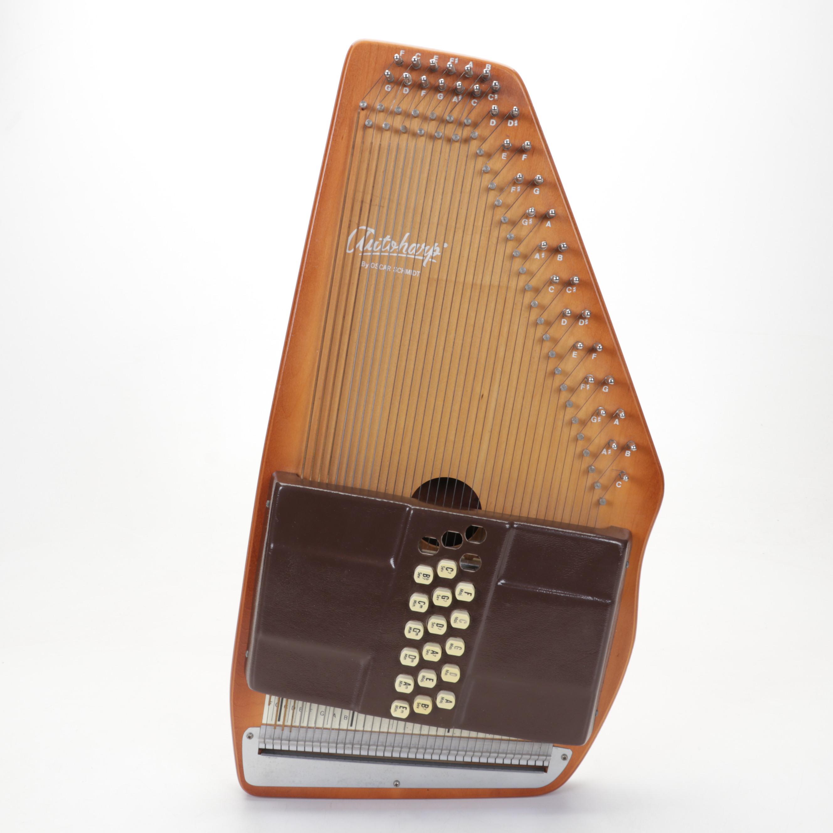 Autoharp by Oscar Schmidt with Case