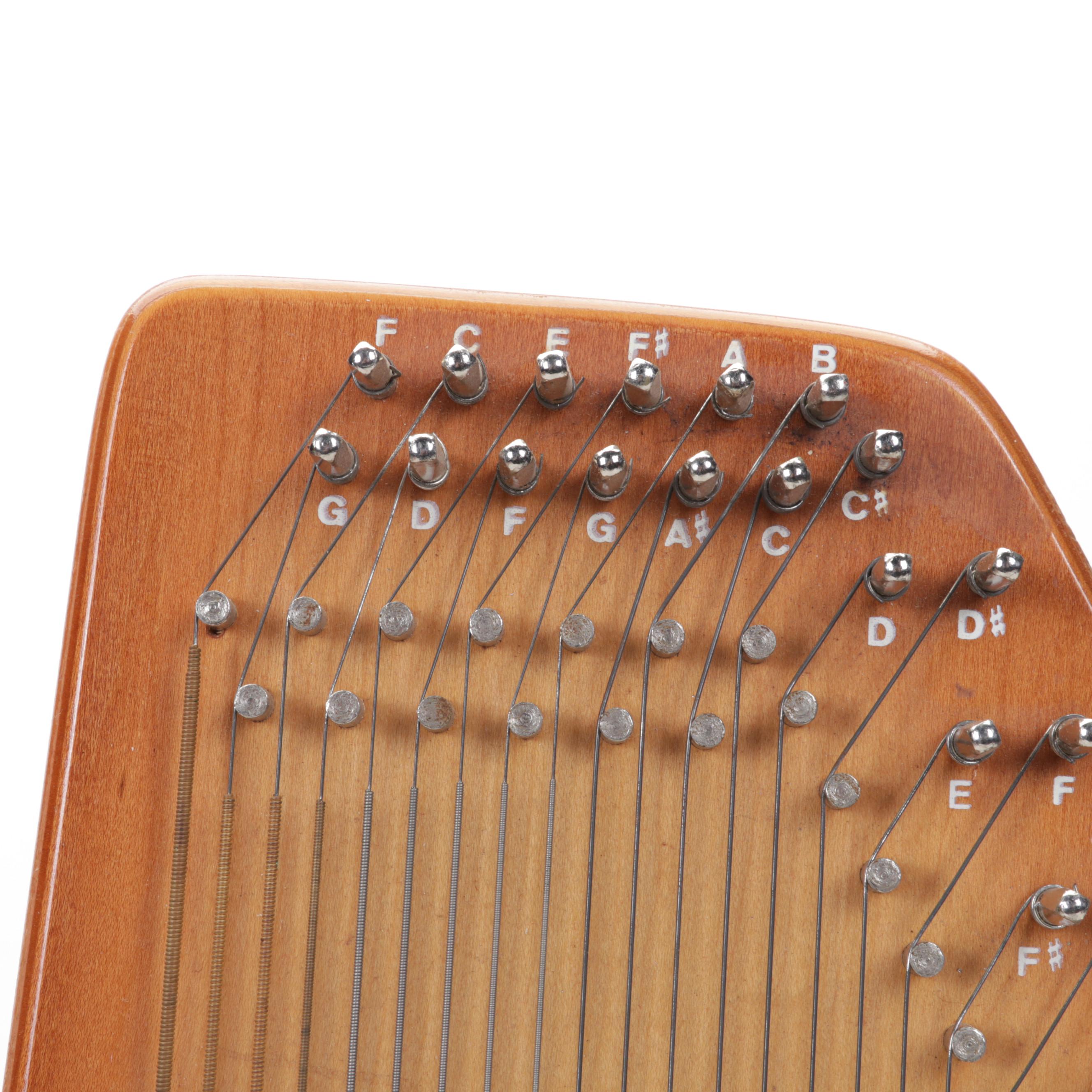 Autoharp by Oscar Schmidt with Case