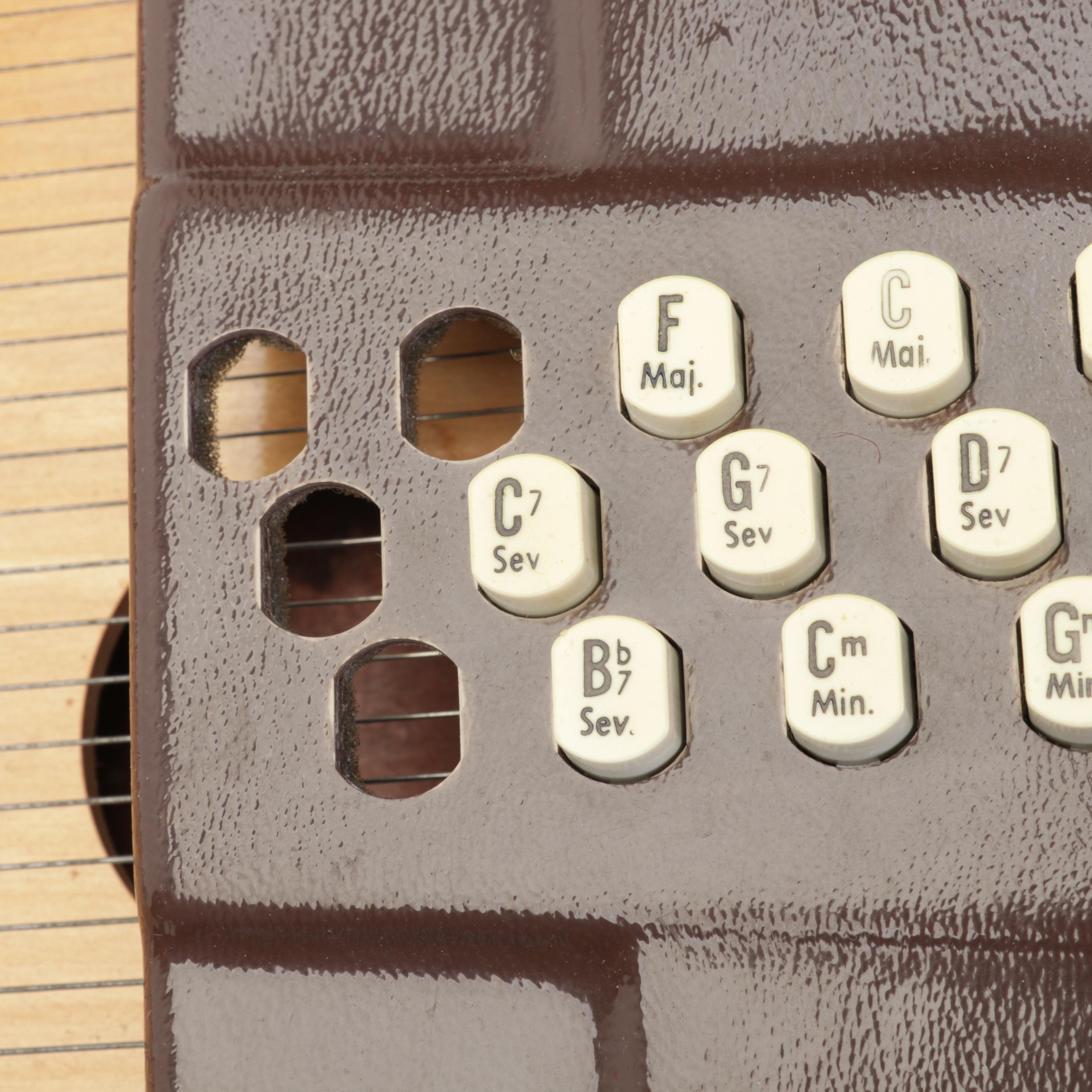 Autoharp by Oscar Schmidt with Case