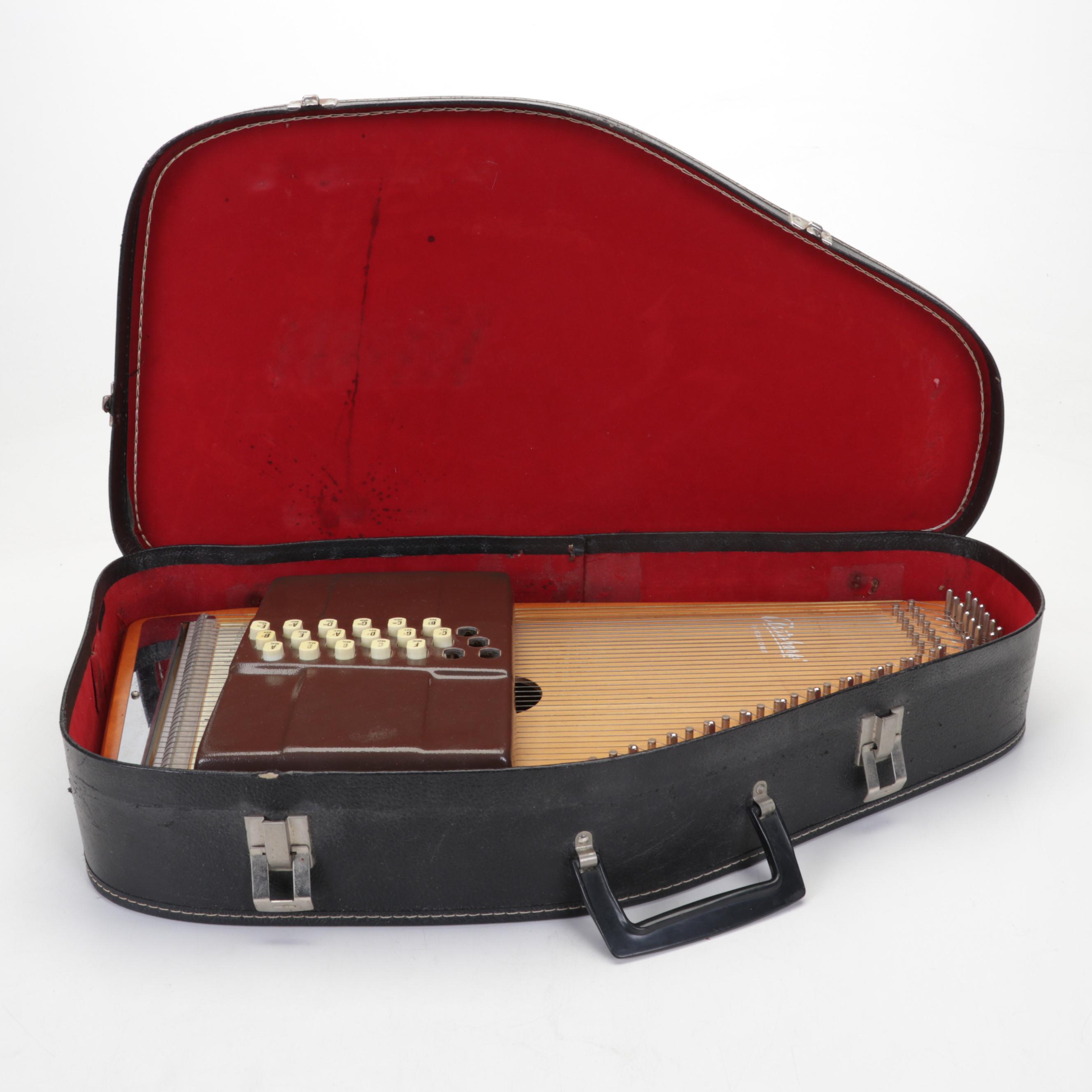 Autoharp by Oscar Schmidt with Case EBTH