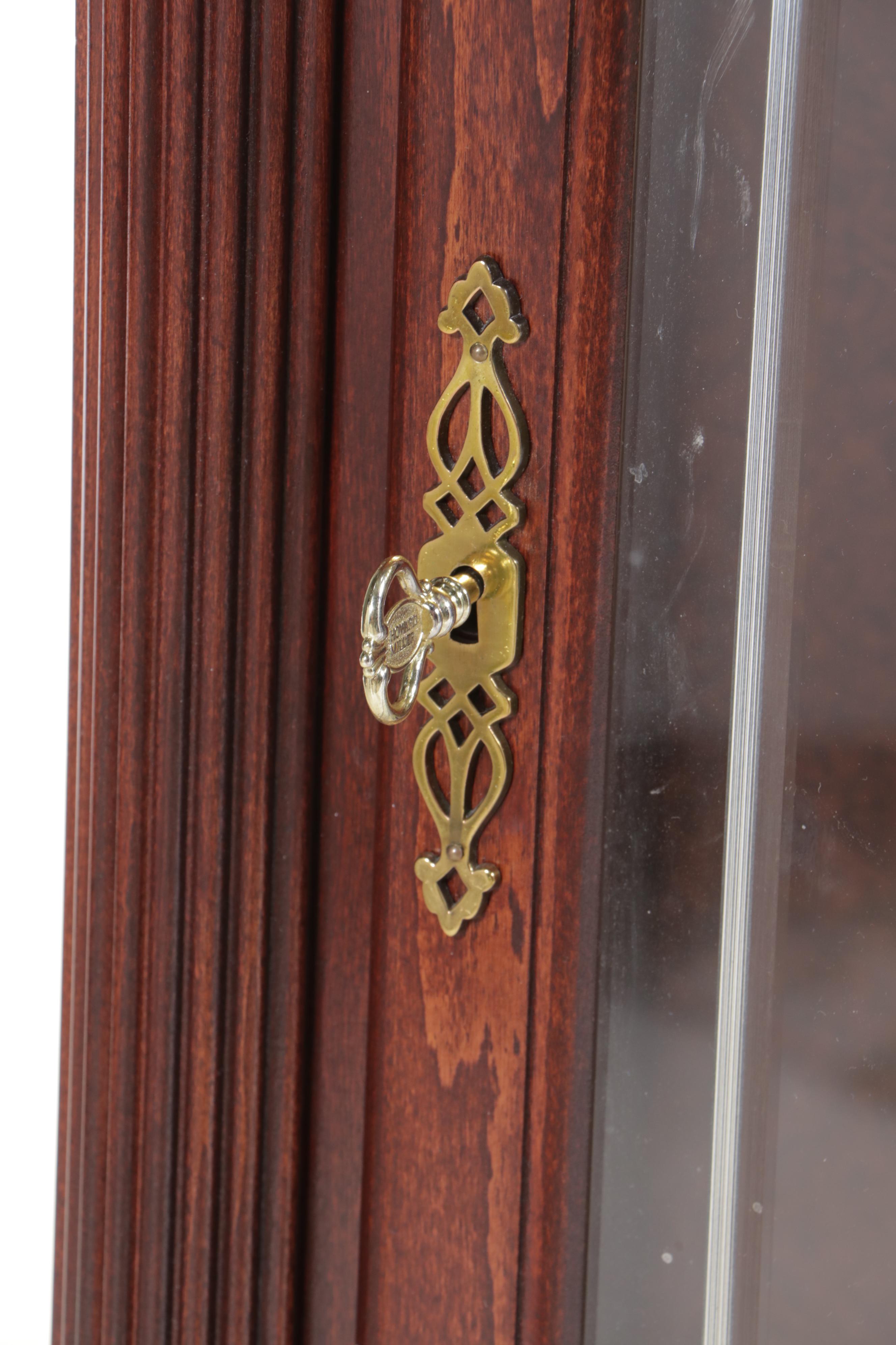 Howard Miller "Langston" Federal Style Cherrywood-Stained Grandfather Clock